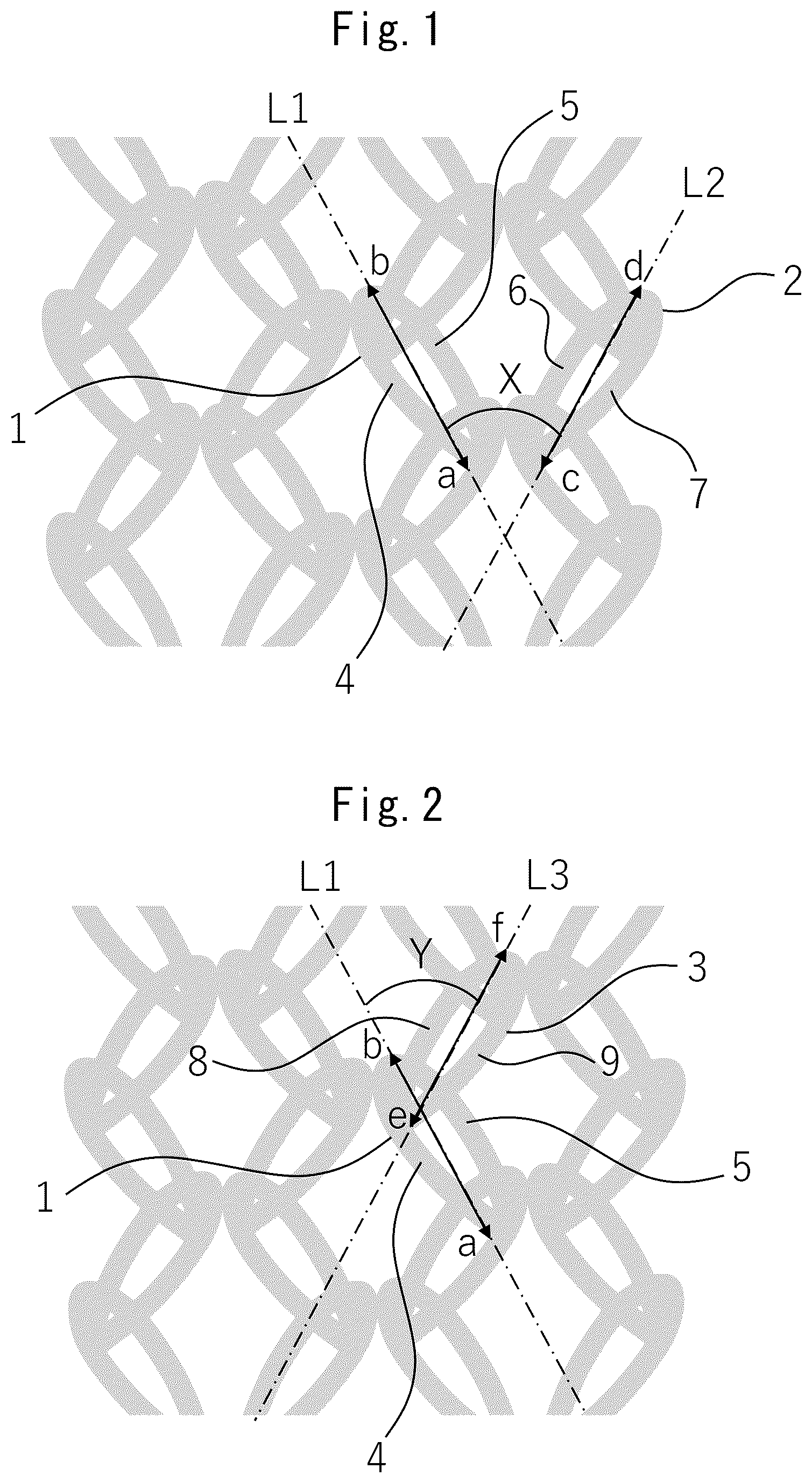 Patent US12351956 — Covering material including three-dimensional knitted material — Figure 1