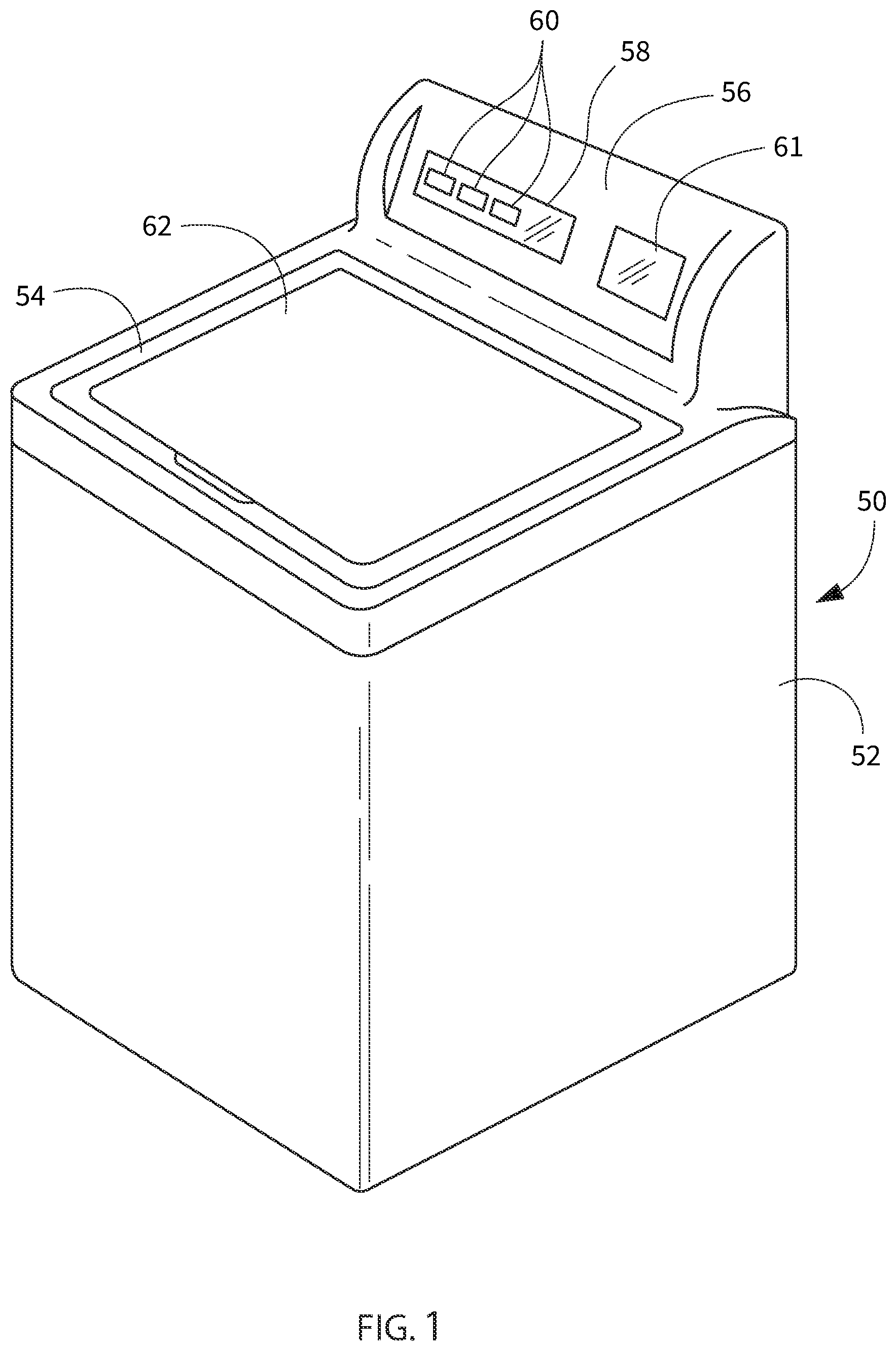 Patent US12351967 — Washing machine appliance non-shedding load detection — Figure 1
