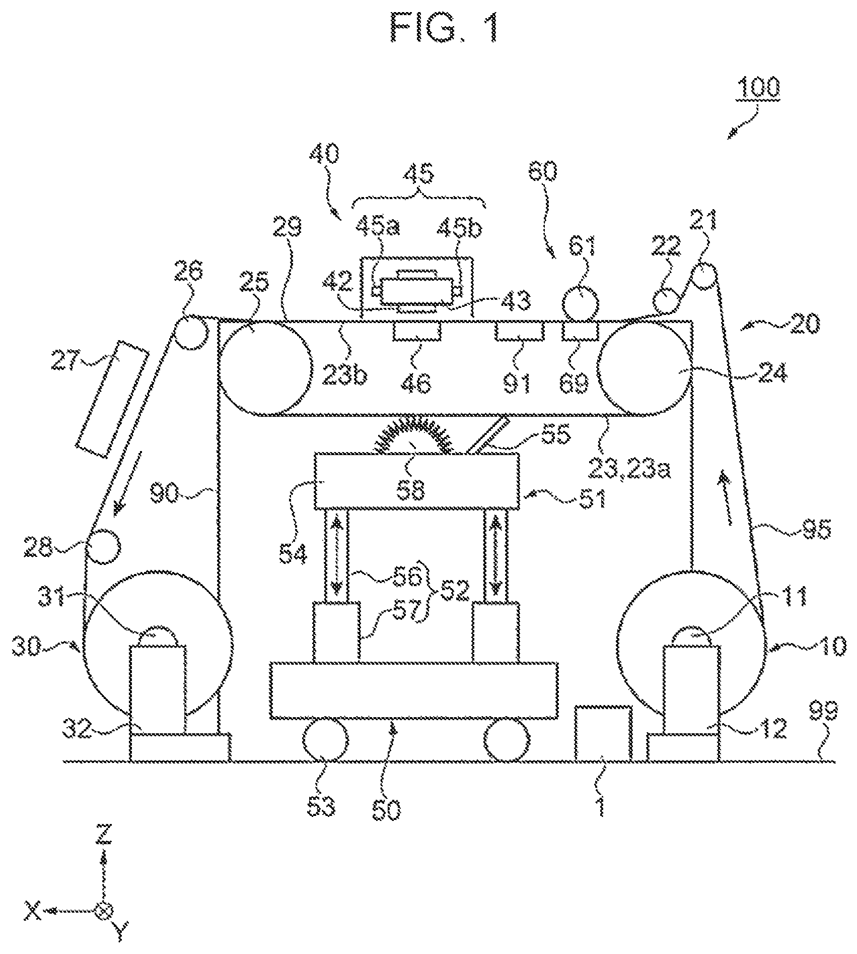 Patent US12351978 — Ink jet textile printing method and recording apparatus — Figure 1