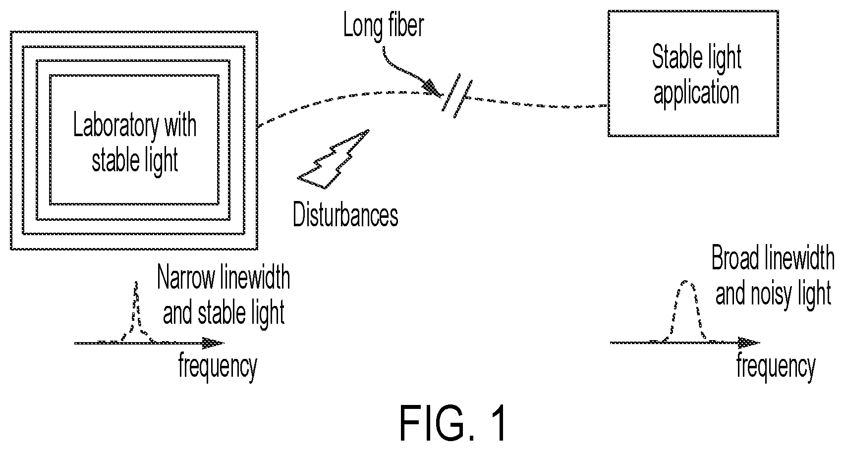 Patent US12353001 — Fiber noise cancellation — Figure 1