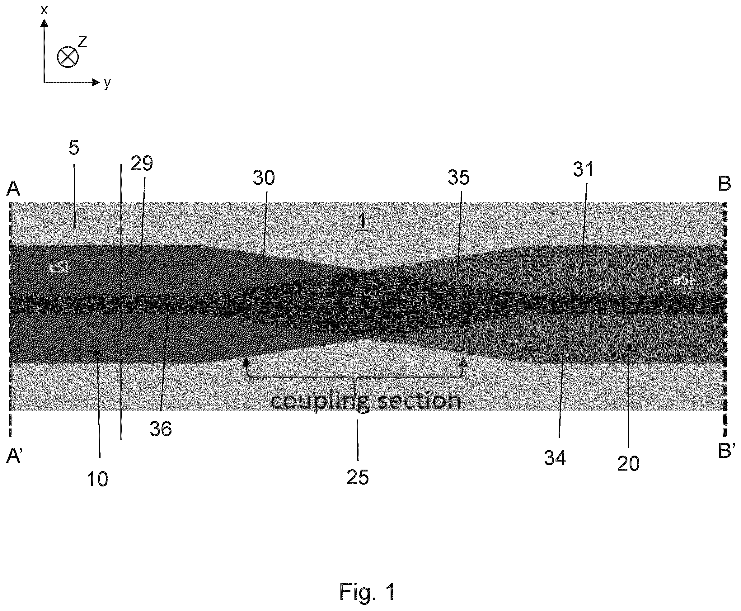 Patent US12353003 — Photonic module and method of manufacture — Figure 1