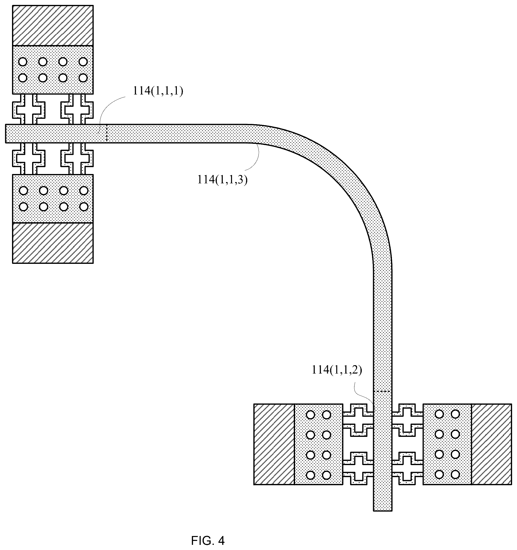 Patent US12353017 Figure 4 – Optical switching system