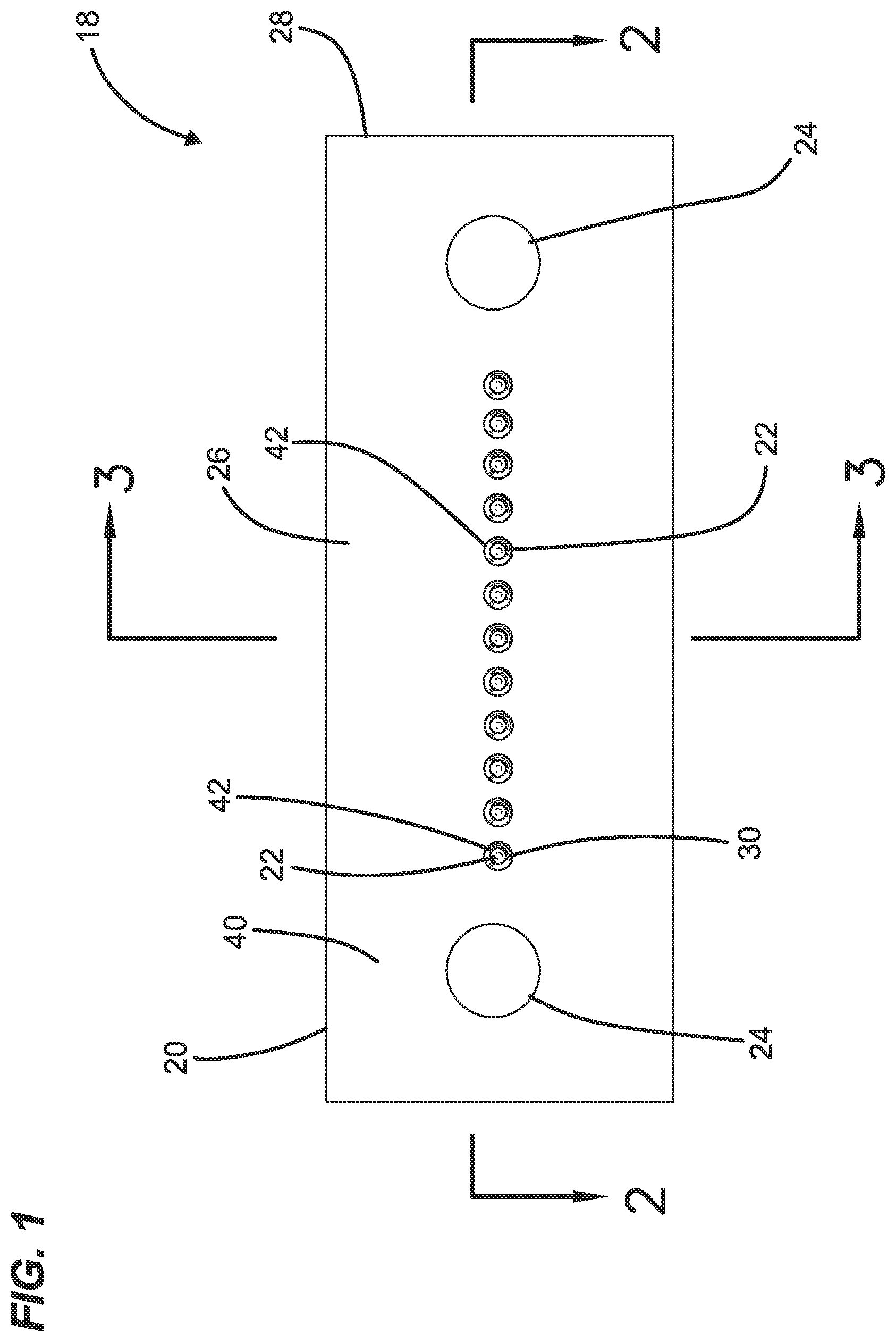 Patent US12353018 — Laser process for processing ferrules used in non- contact optical connectors — Figure 1