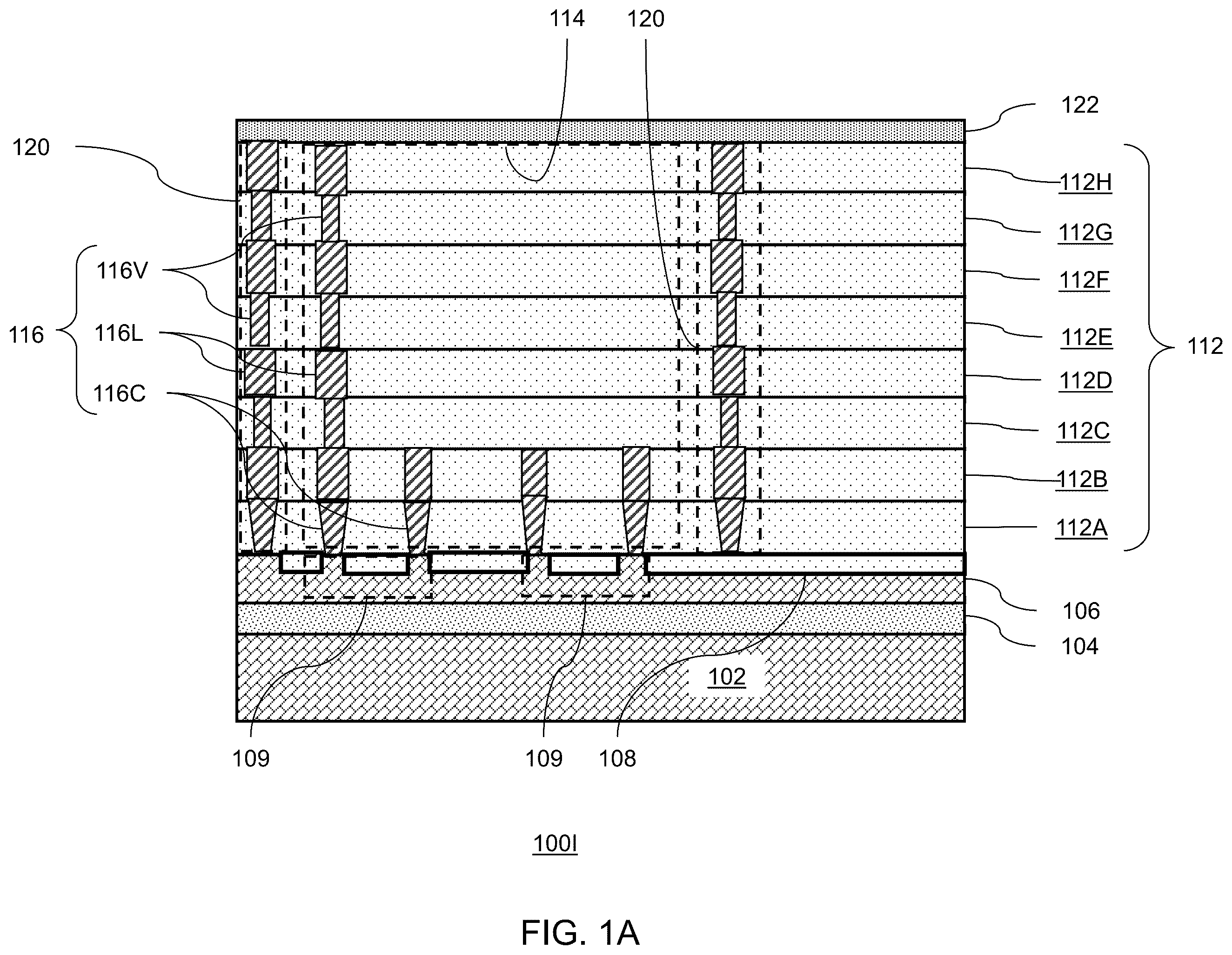 Patent US12353034 Figure 1 – Optical integrated circuit structure including edge coupling protective features and method of forming same