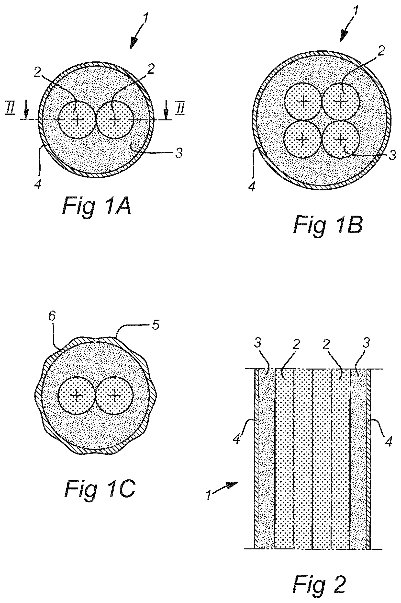 Patent US12353035 — Cable sheath material — Figure 1