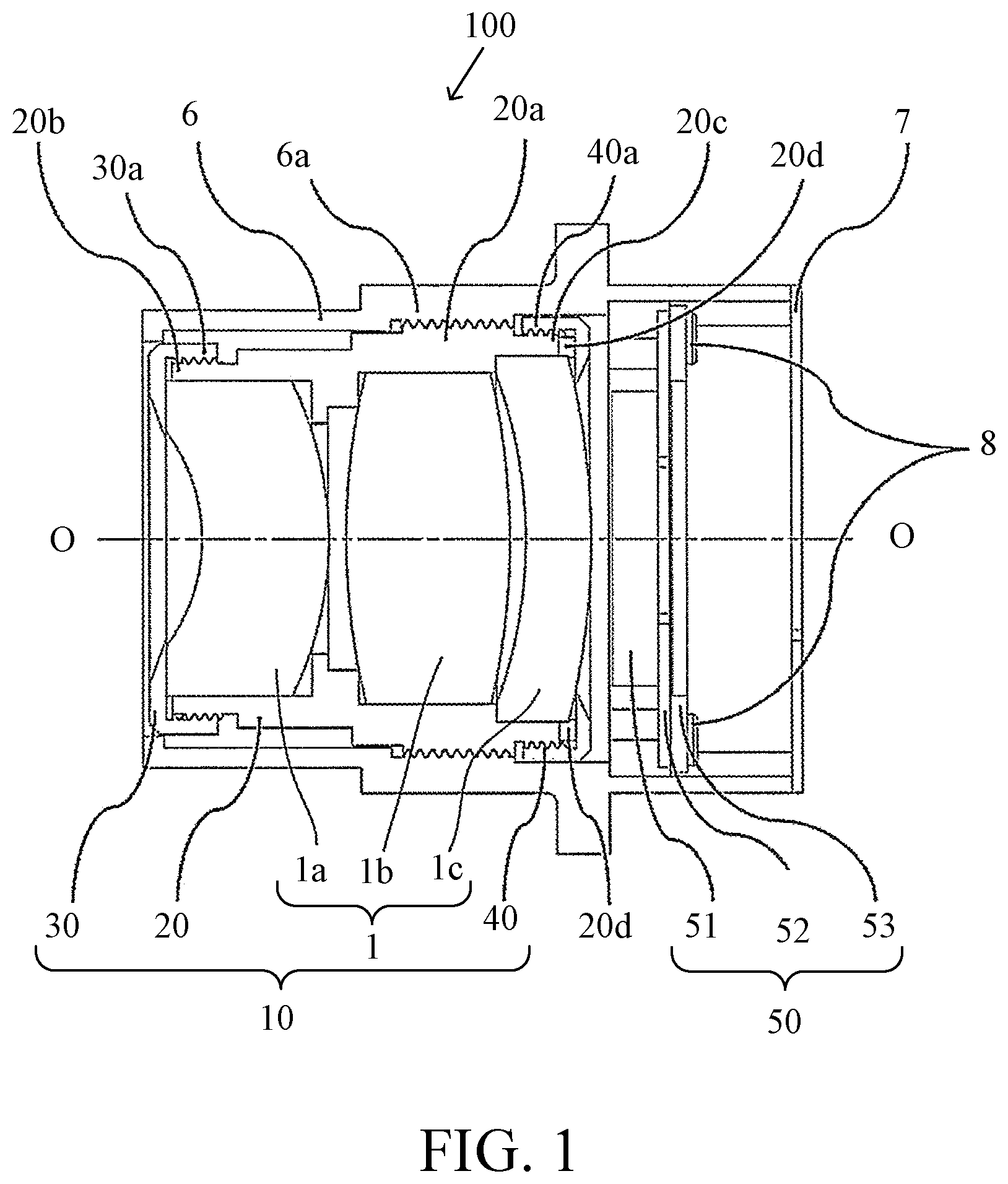 Patent US12353044 — Lens apparatus and image pickup apparatus — Figure 1