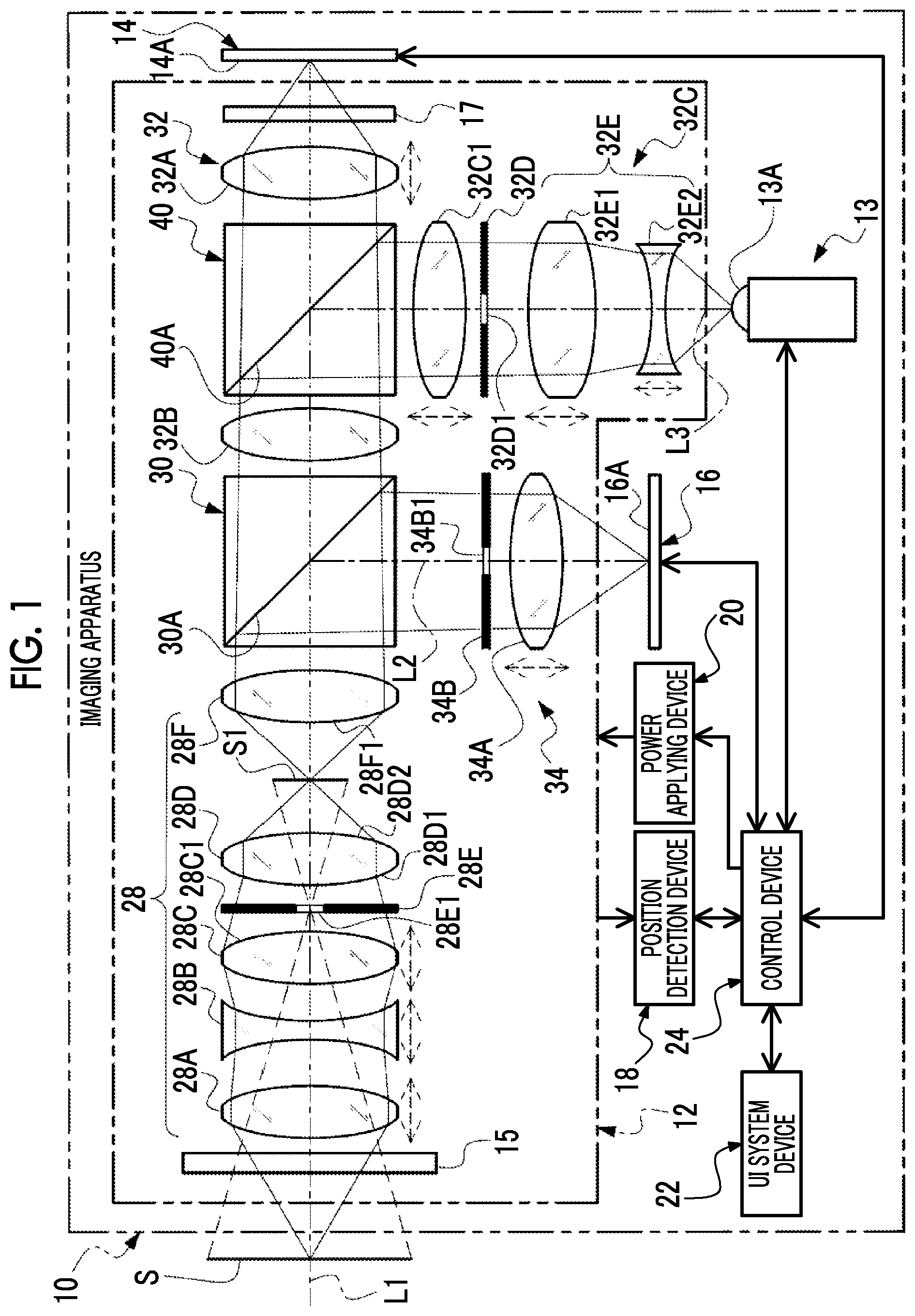 Patent US12353054 — Imaging apparatus — Figure 1