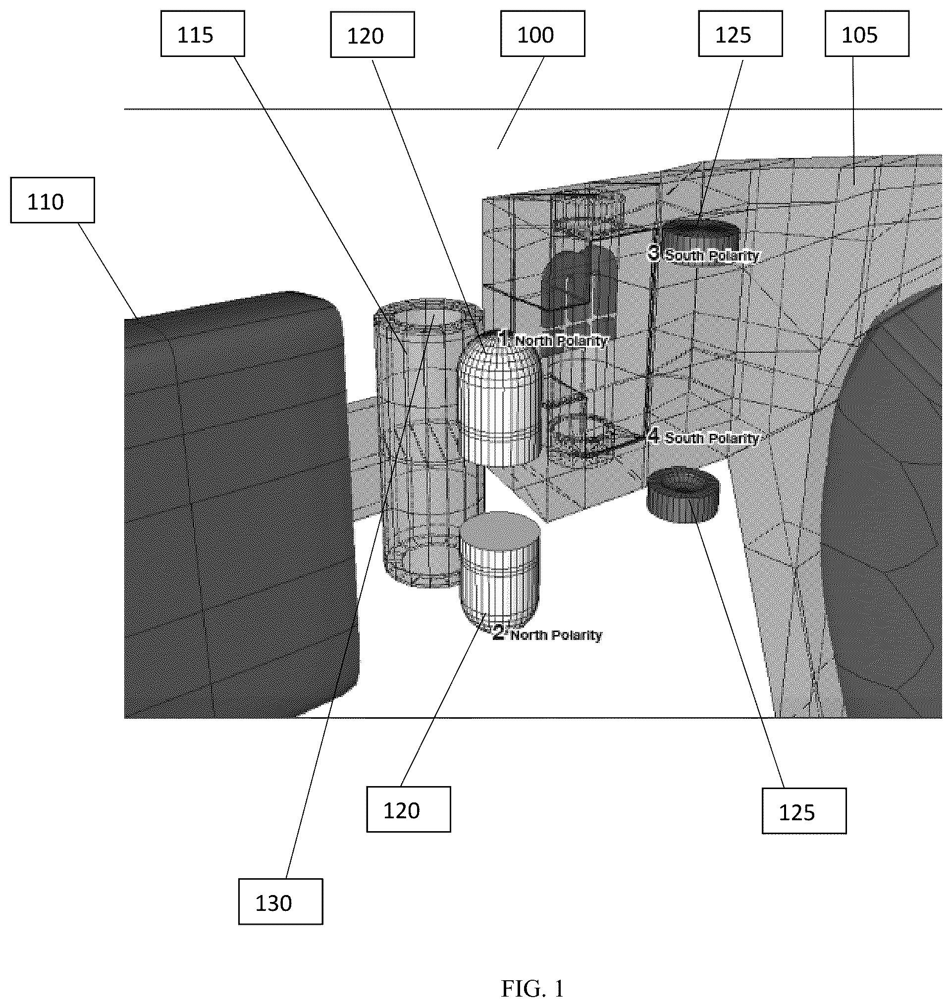 Patent US12353062 — Magnetic coupling for eyewear — Figure 1