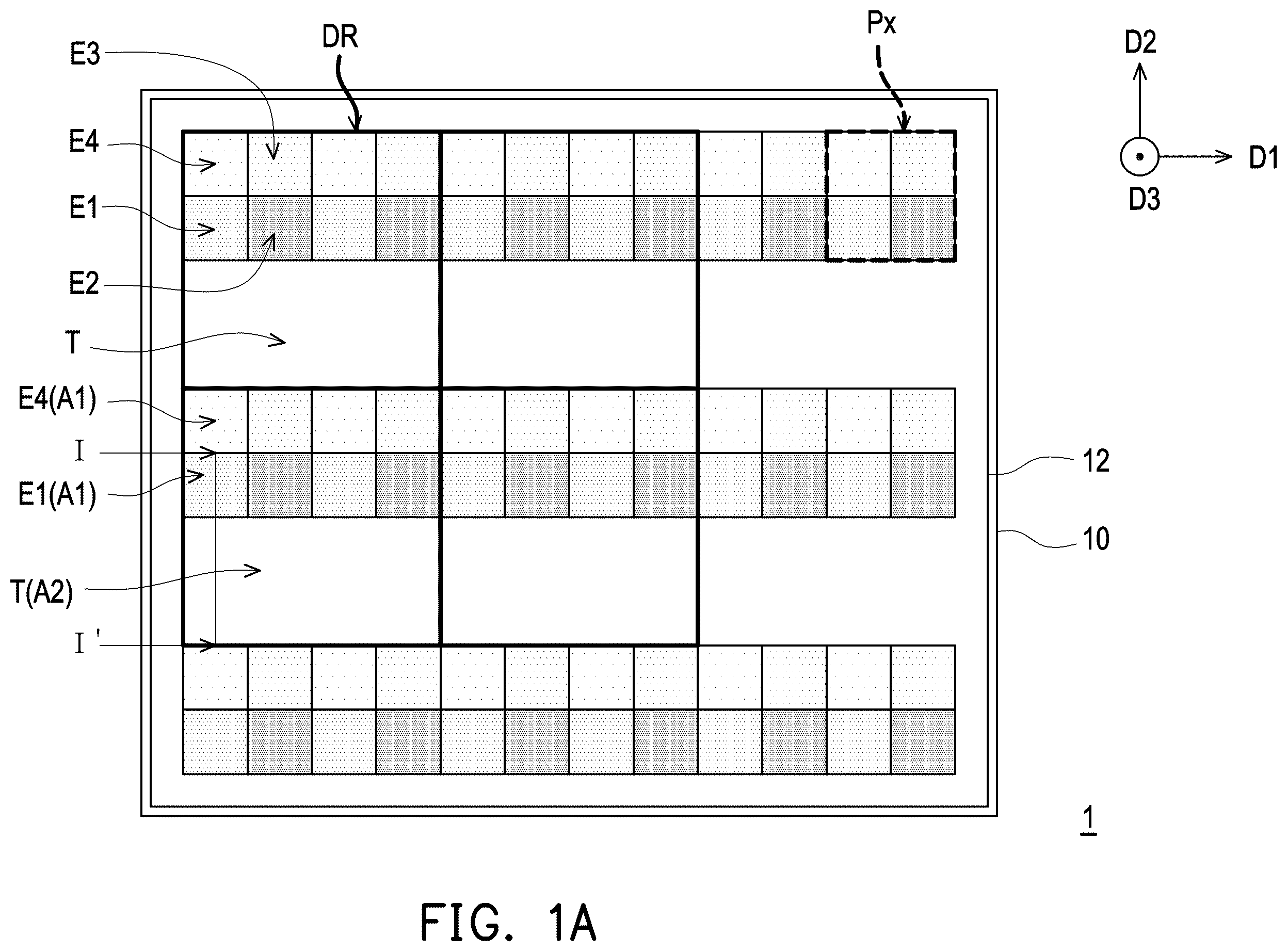 Patent US12353075 Figure 1 – Electronic device