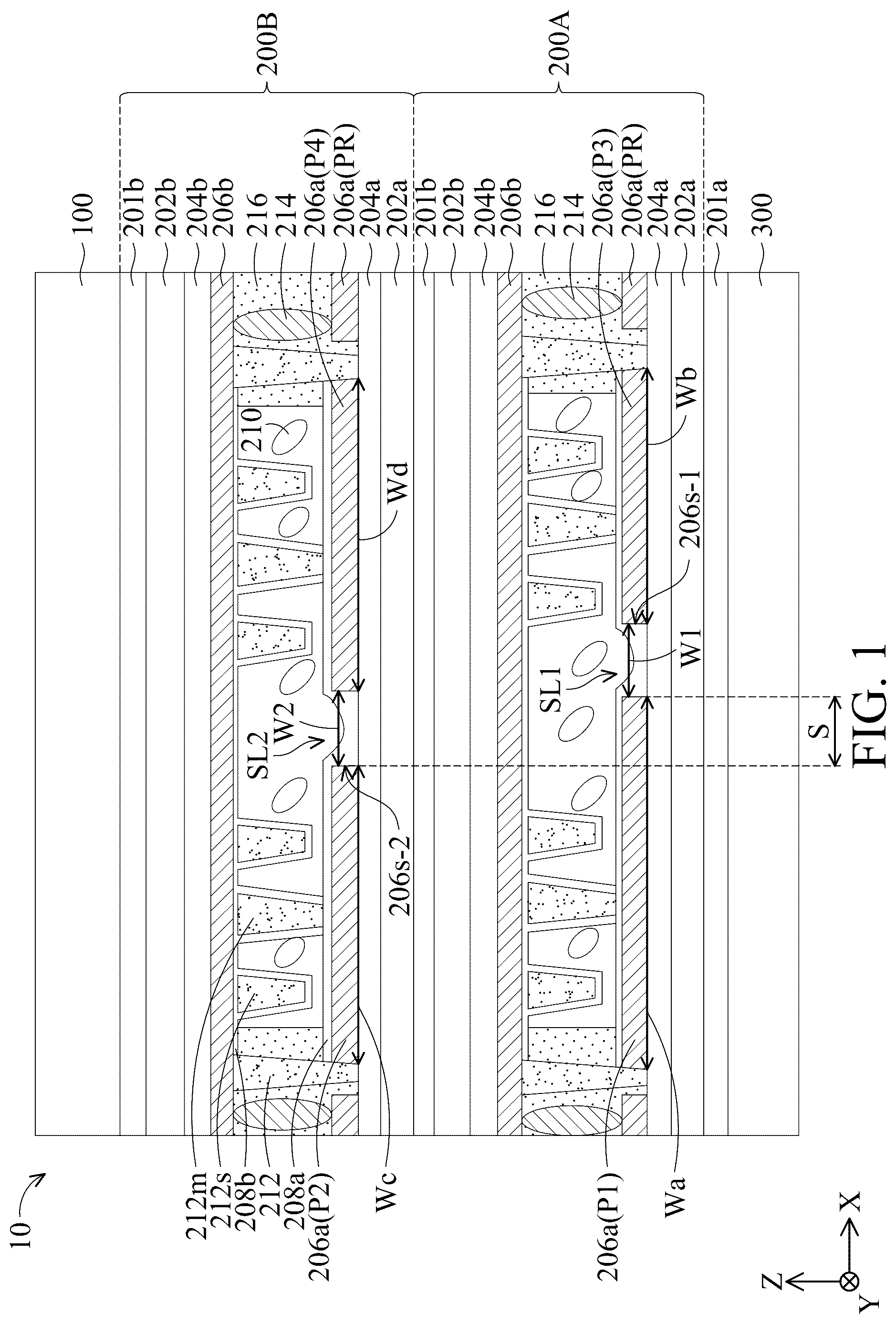 Patent US12353078 Figure 1 – Display module