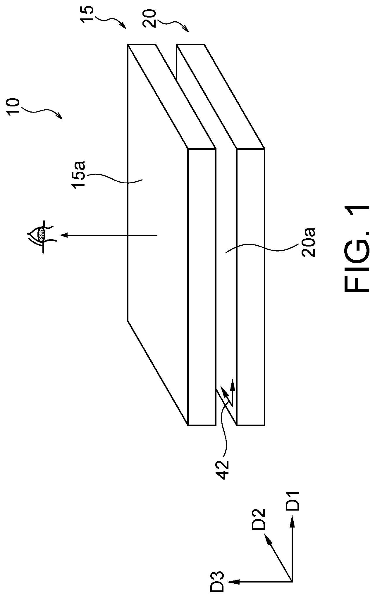 Patent US12353092 — Diffusing member, manufacturing method of diffusing member, planar light source device, display device, and dielectric multilayer film — Figure 1