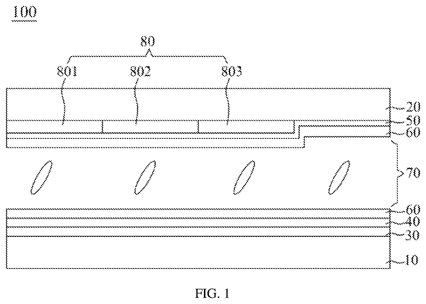 Patent US12353095 — Display panel — Figure 1