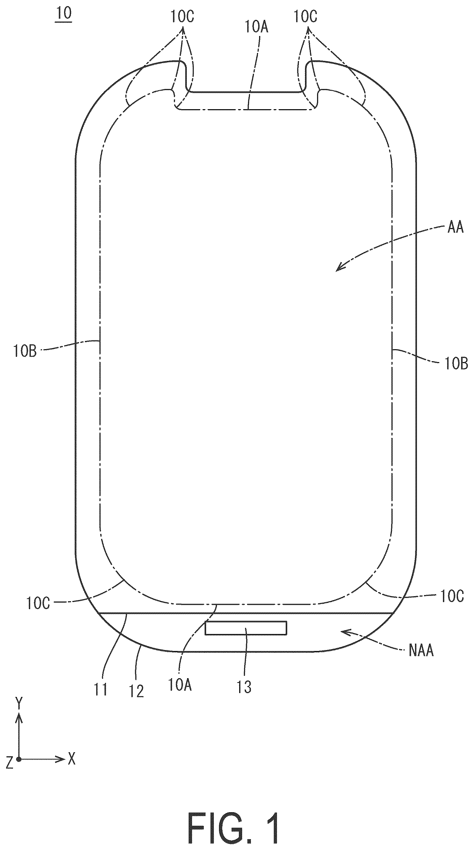 Patent US12353096 Figure 1 – Display device