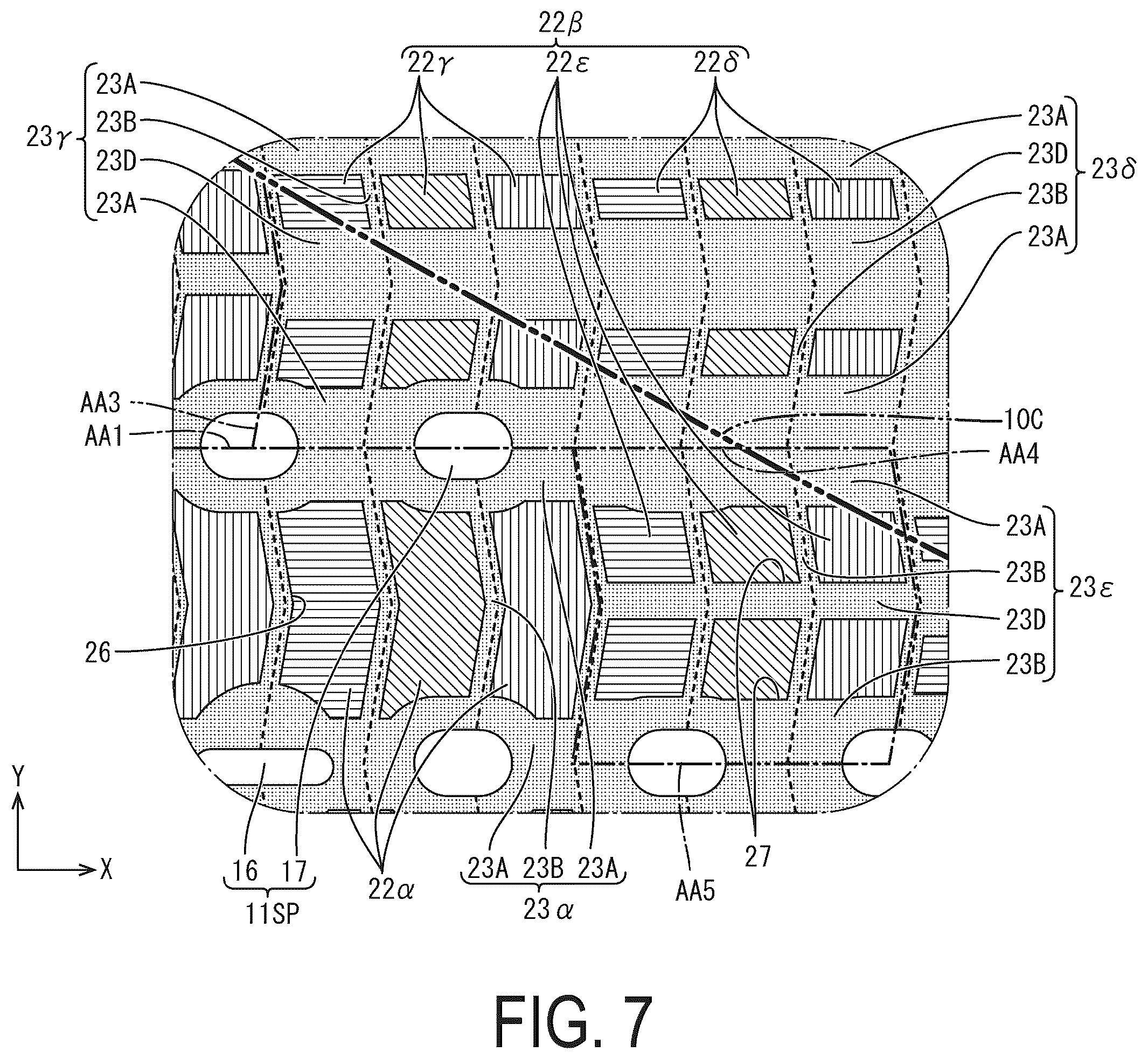 Patent US12353096 Figure 7 – Display device