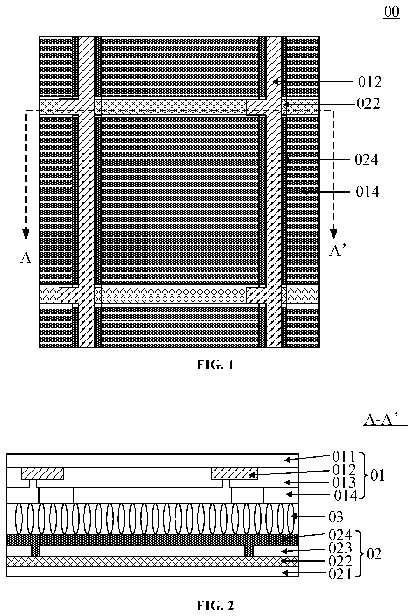 Patent US12353097 — Liquid crystal display panel and electronic paper — Figure 1