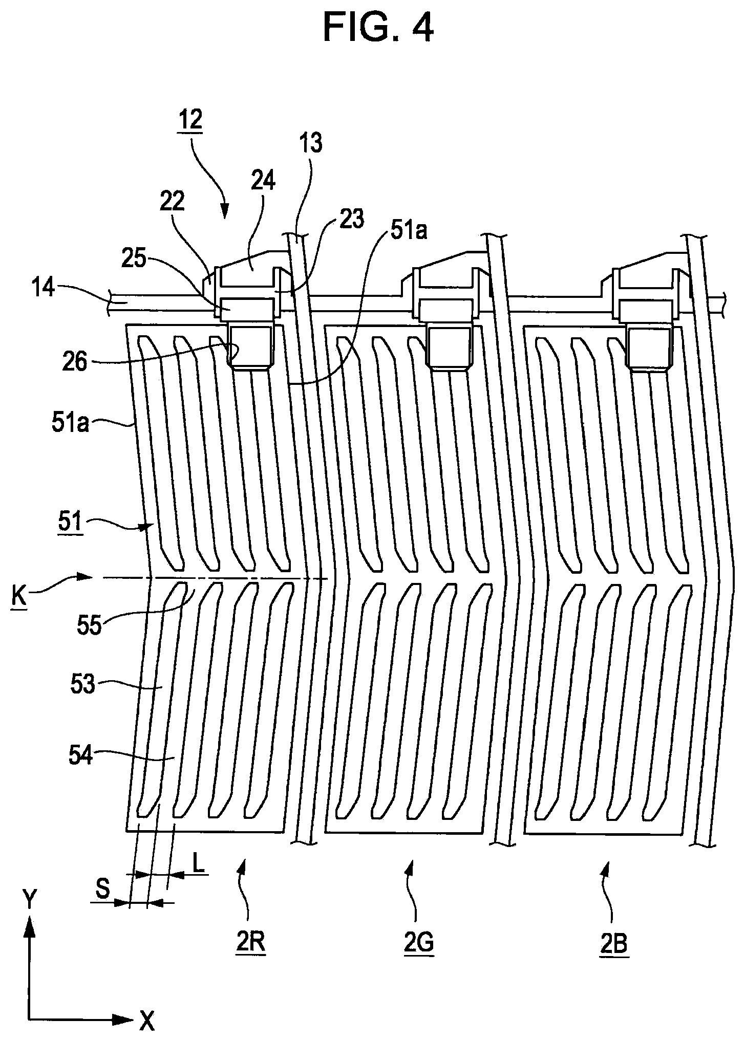 Patent US12353098 Figure 4 – Liquid crystal device and electronic apparatus