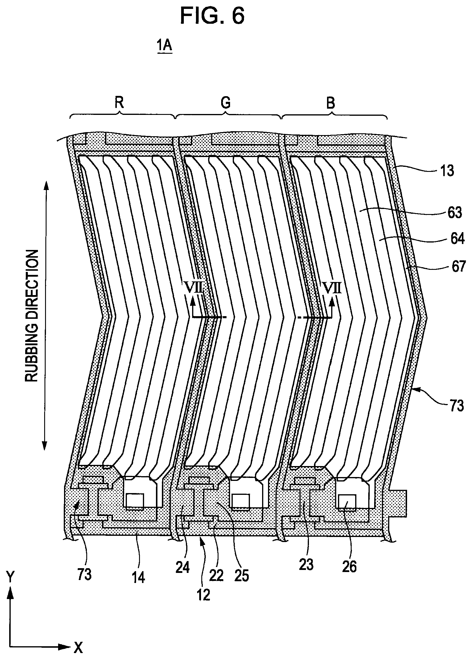 Patent US12353098 Figure 6 – Liquid crystal device and electronic apparatus