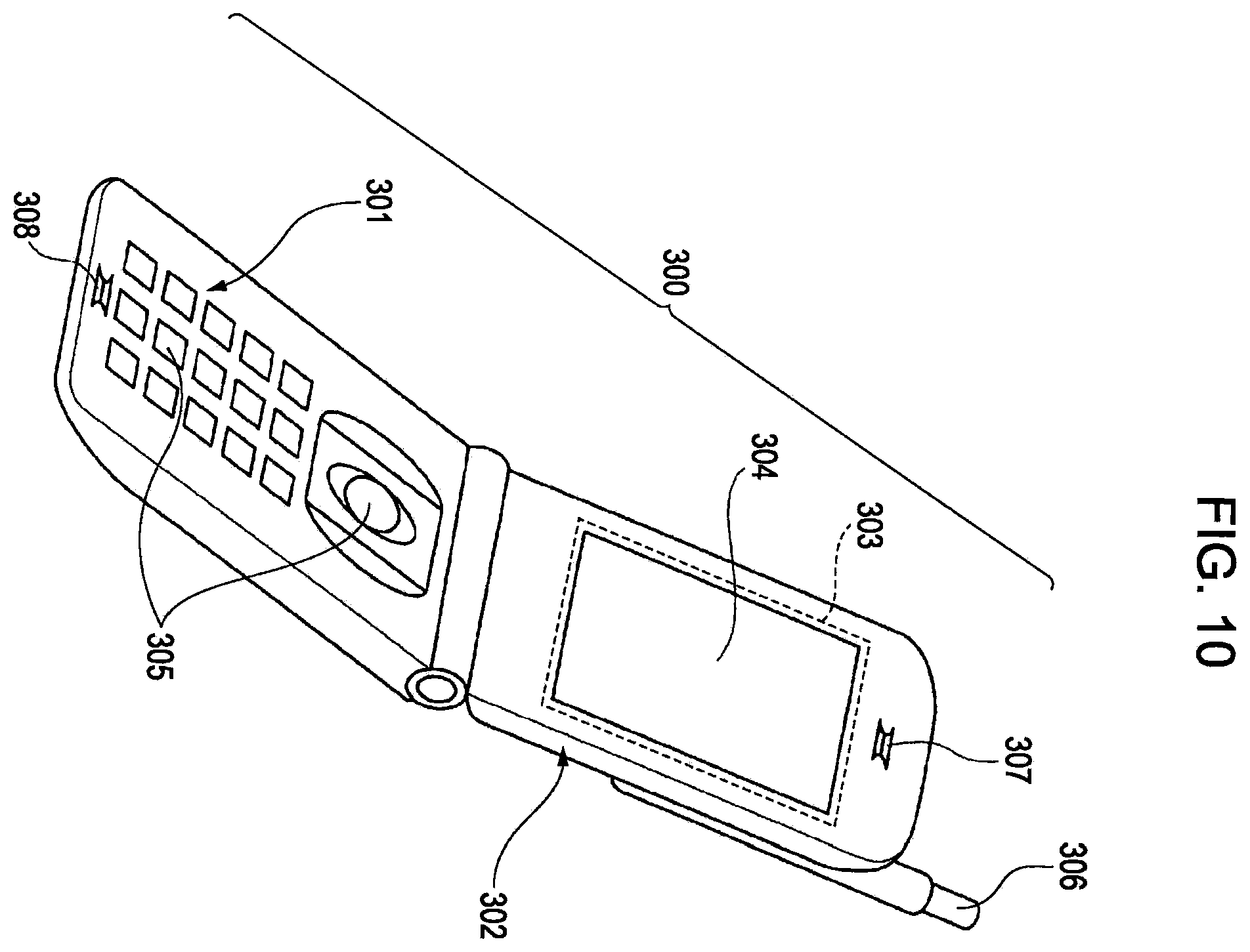 Patent US12353098 Figure 10 – Liquid crystal device and electronic apparatus