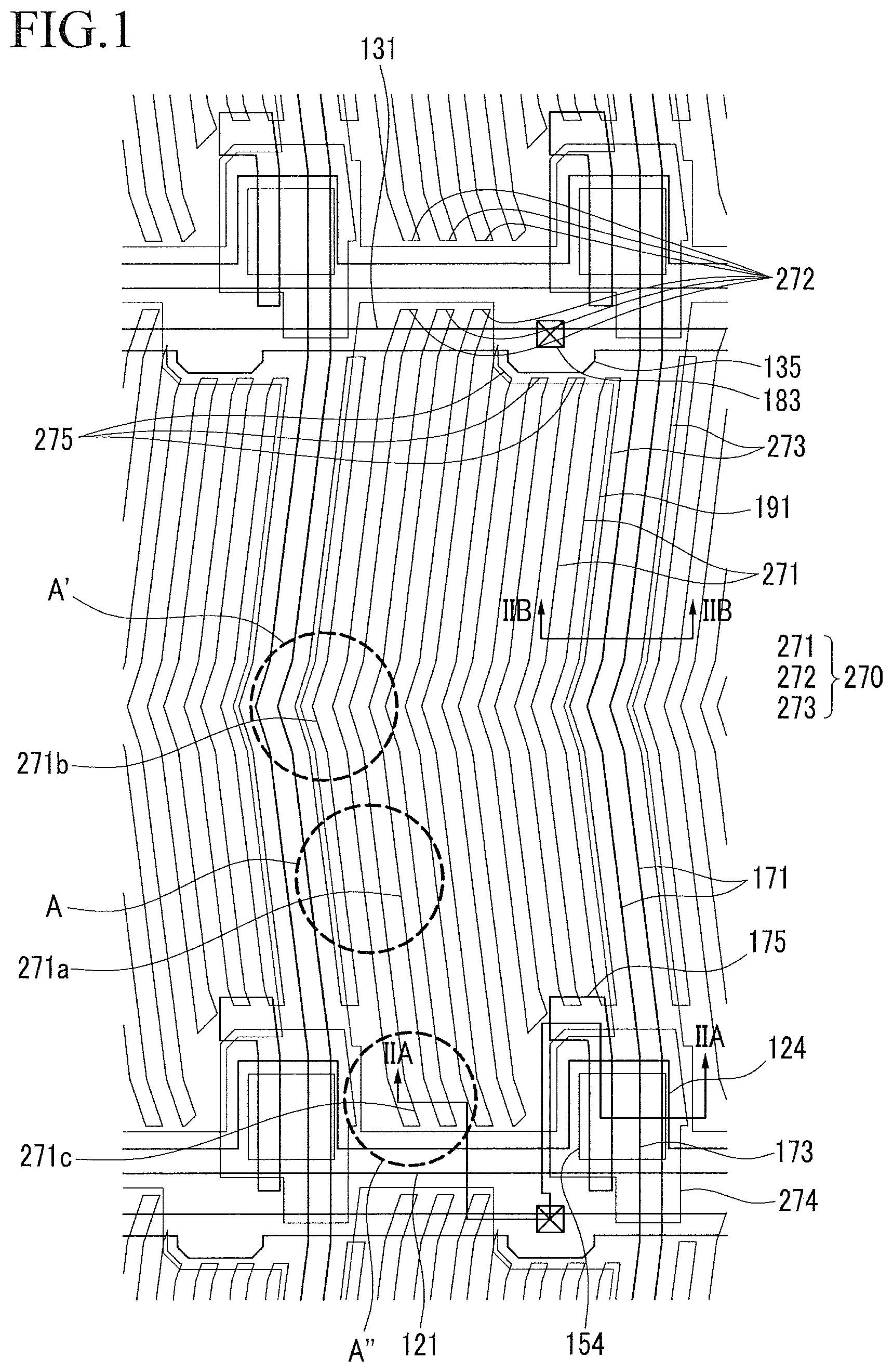 Patent US12353106 — Liquid crystal display device — Figure 1
