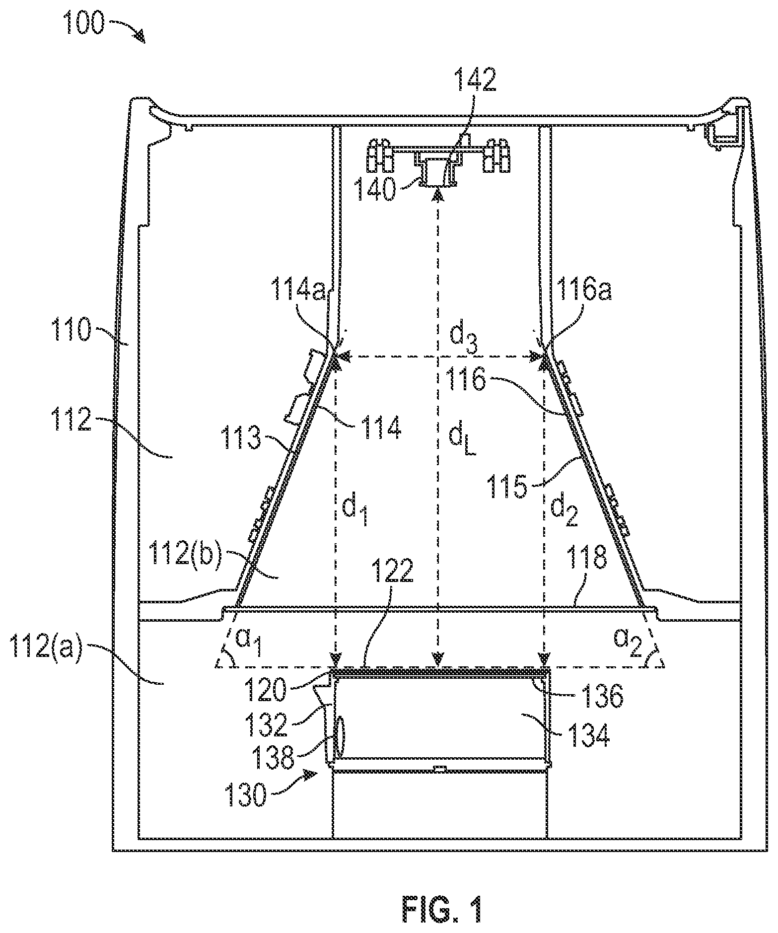 Patent US12353114 — Imaging device with illumination components — Figure 1
