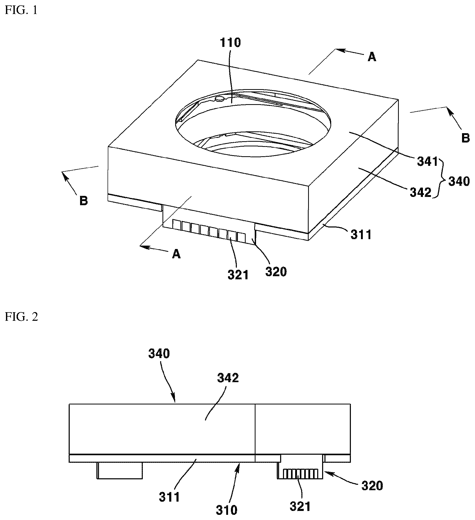 Patent US12353118 — Lens driving device, camera module and optical device — Figure 1