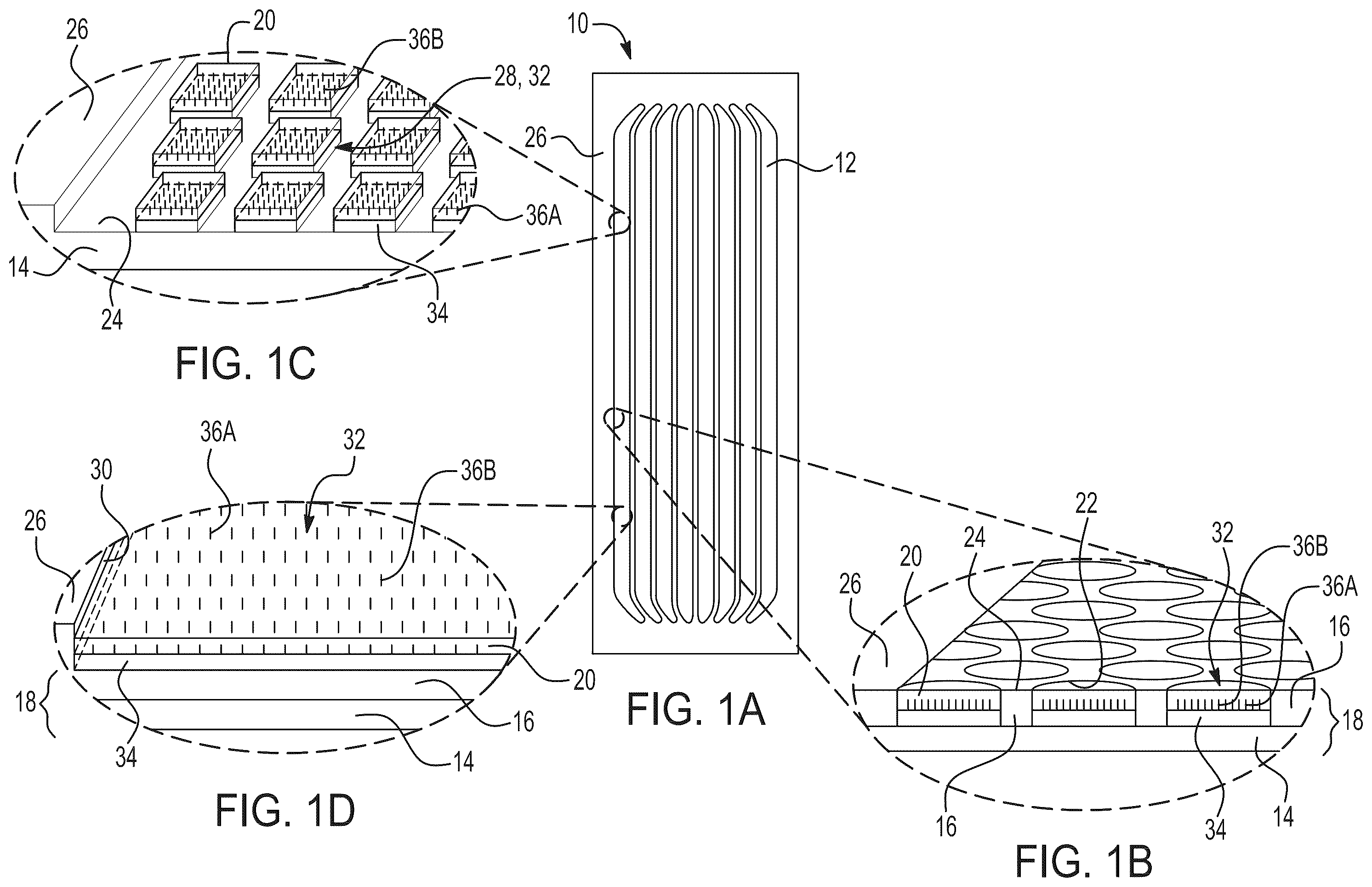 Patent US12353136 — Flow cell coating methods — Figure 1