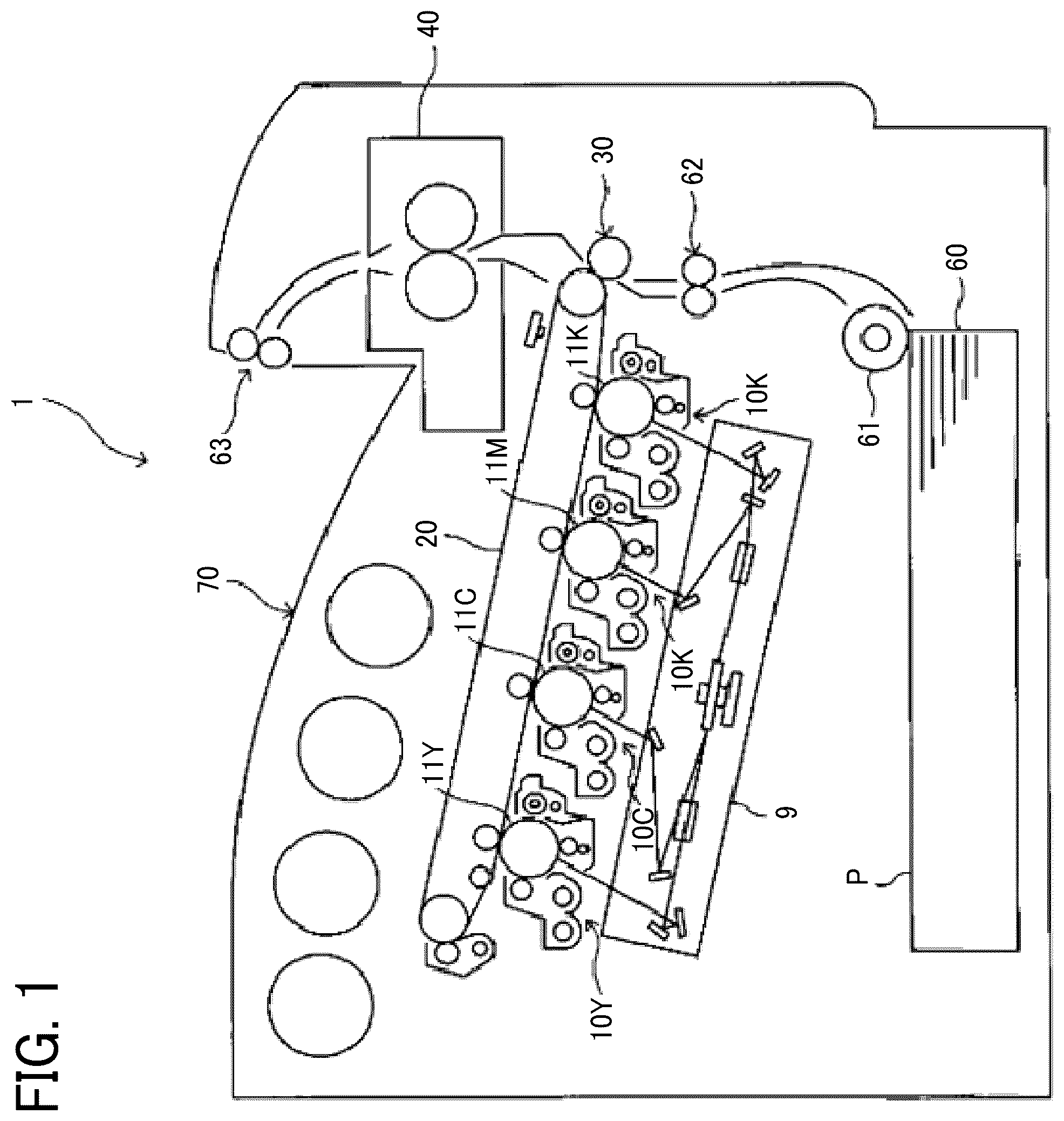 Patent US12353150 — Fixing device and image forming apparatus — Figure 1