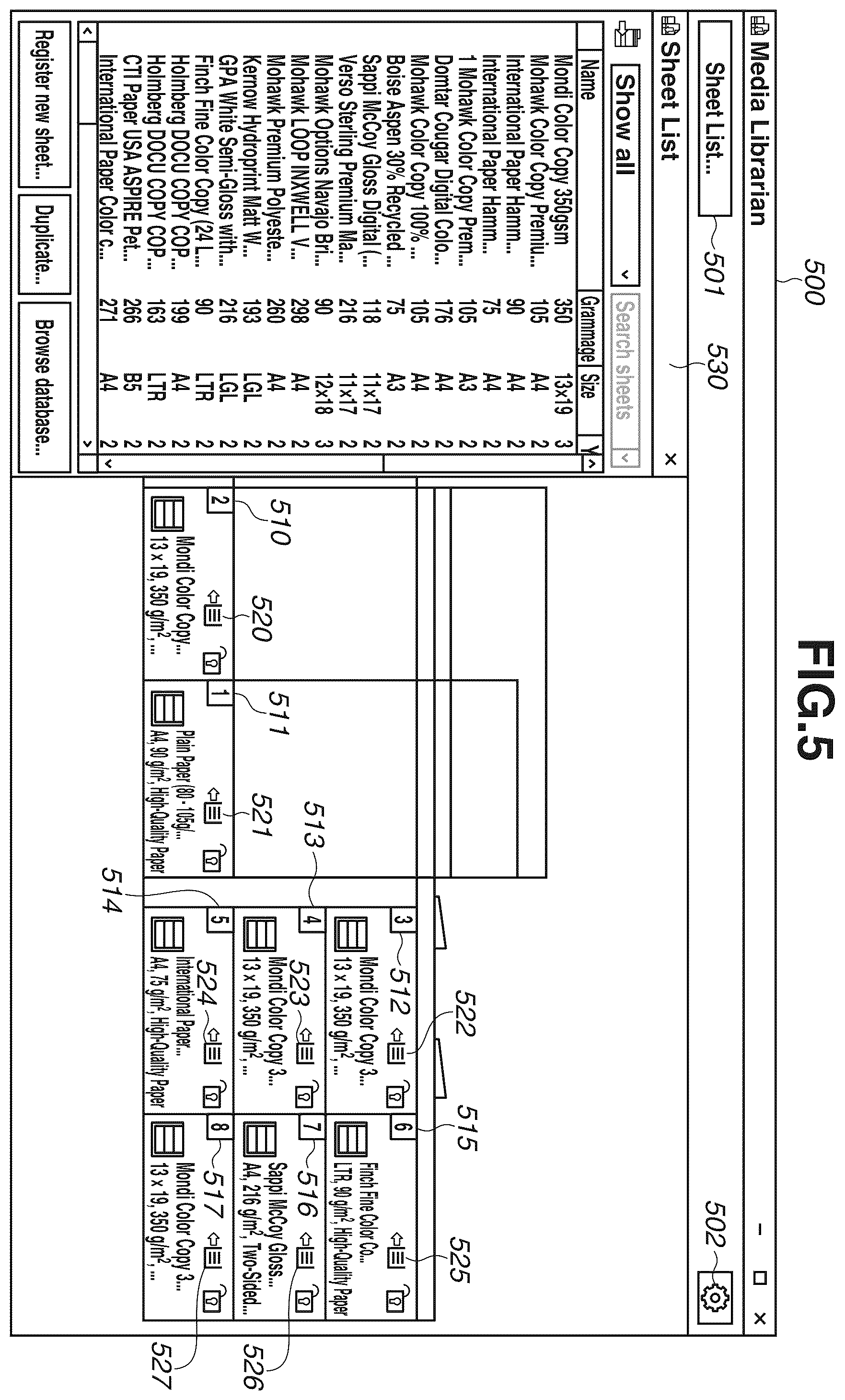 Patent US12353151 Figure 5 – Printing system, method, and storage medium