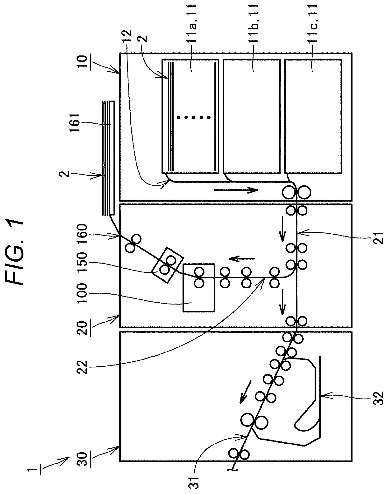 Patent US12353152 — Sheet characteristic detection device, image forming system including the same, and image forming apparatus — Figure 1