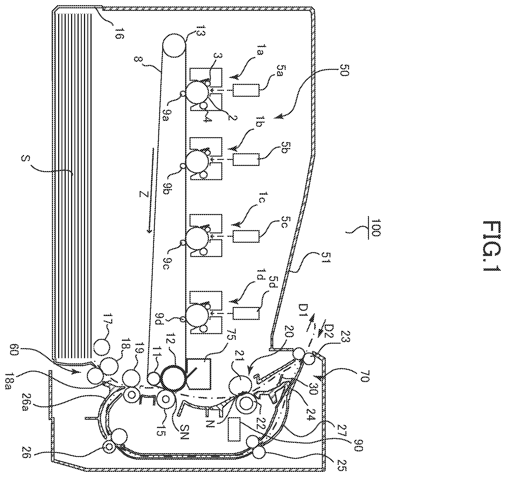 Patent US12353154 Figure 1 – Image forming apparatus