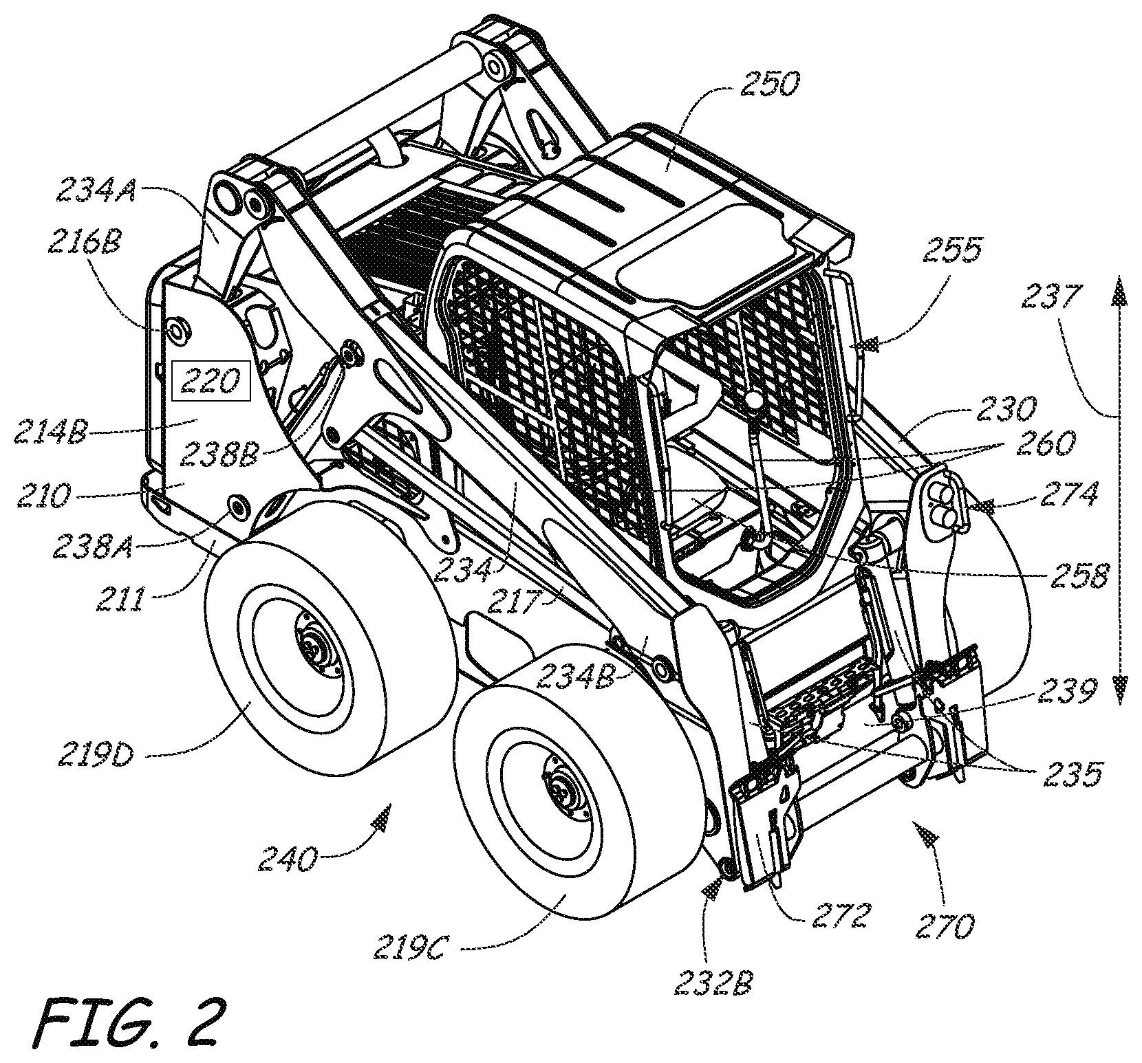 Patent US12353205 Figure 2 – Remote control for a power machine