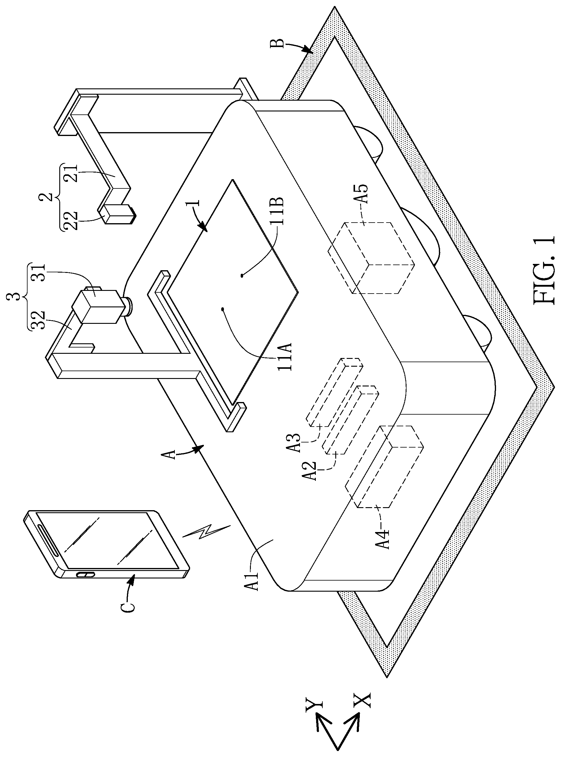 Patent US12353217 Figure 1 – Accuracy measurement method of autonomous mobile vehicle, calculating device, and autonomous mobile vehicle