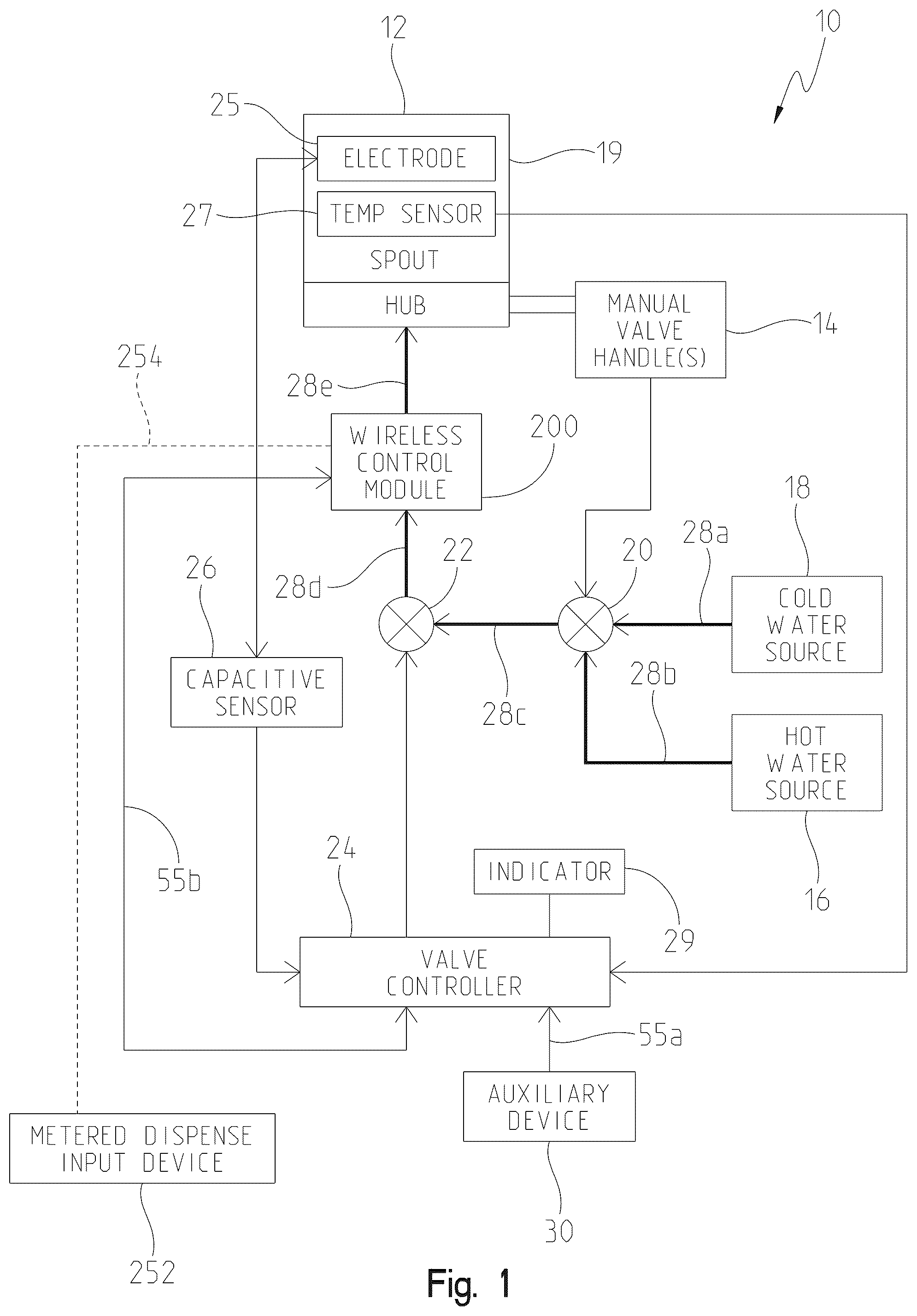 Patent US12353227 — Metered dispense input device — Figure 1