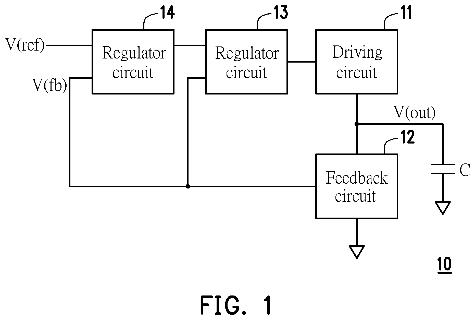 Patent US12353232 — Regulator circuit module, memory storage device and voltage control method — Figure 1