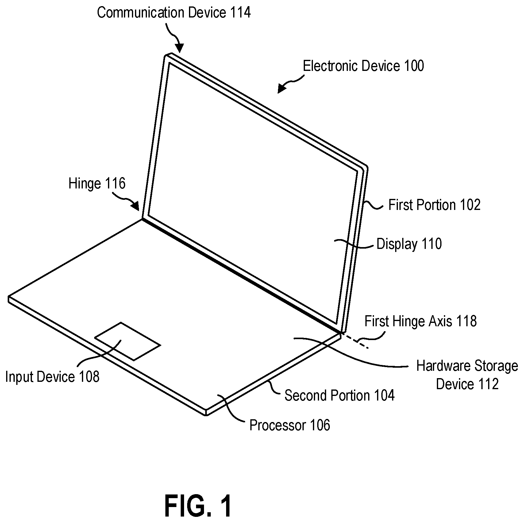 Patent US12353243 Figure 1 – Systems and methods for illuminated logo movement