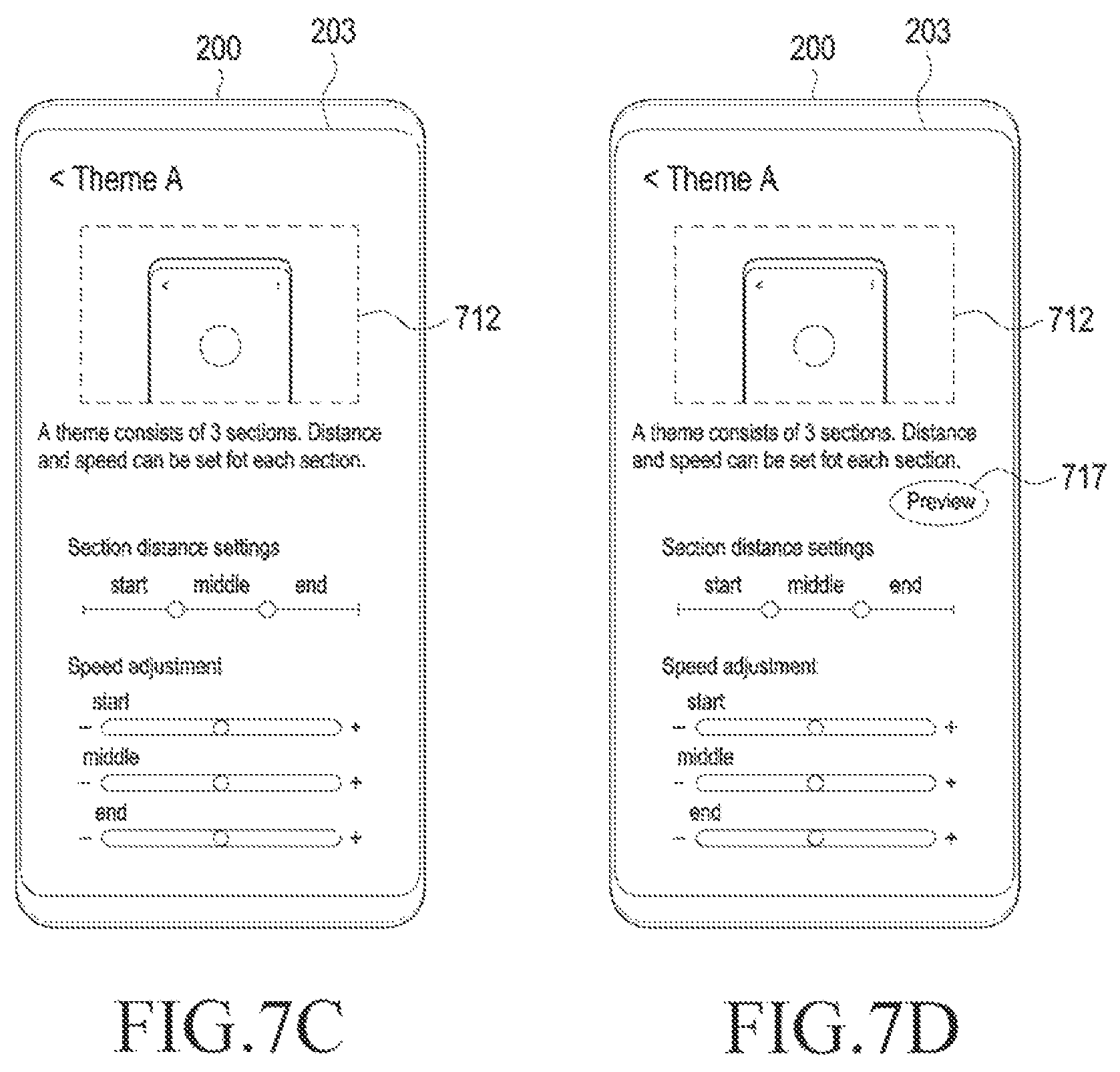 Patent US12353247 Figure 8 – Electronic device including preview of flexible display extension and method of controlling the same
