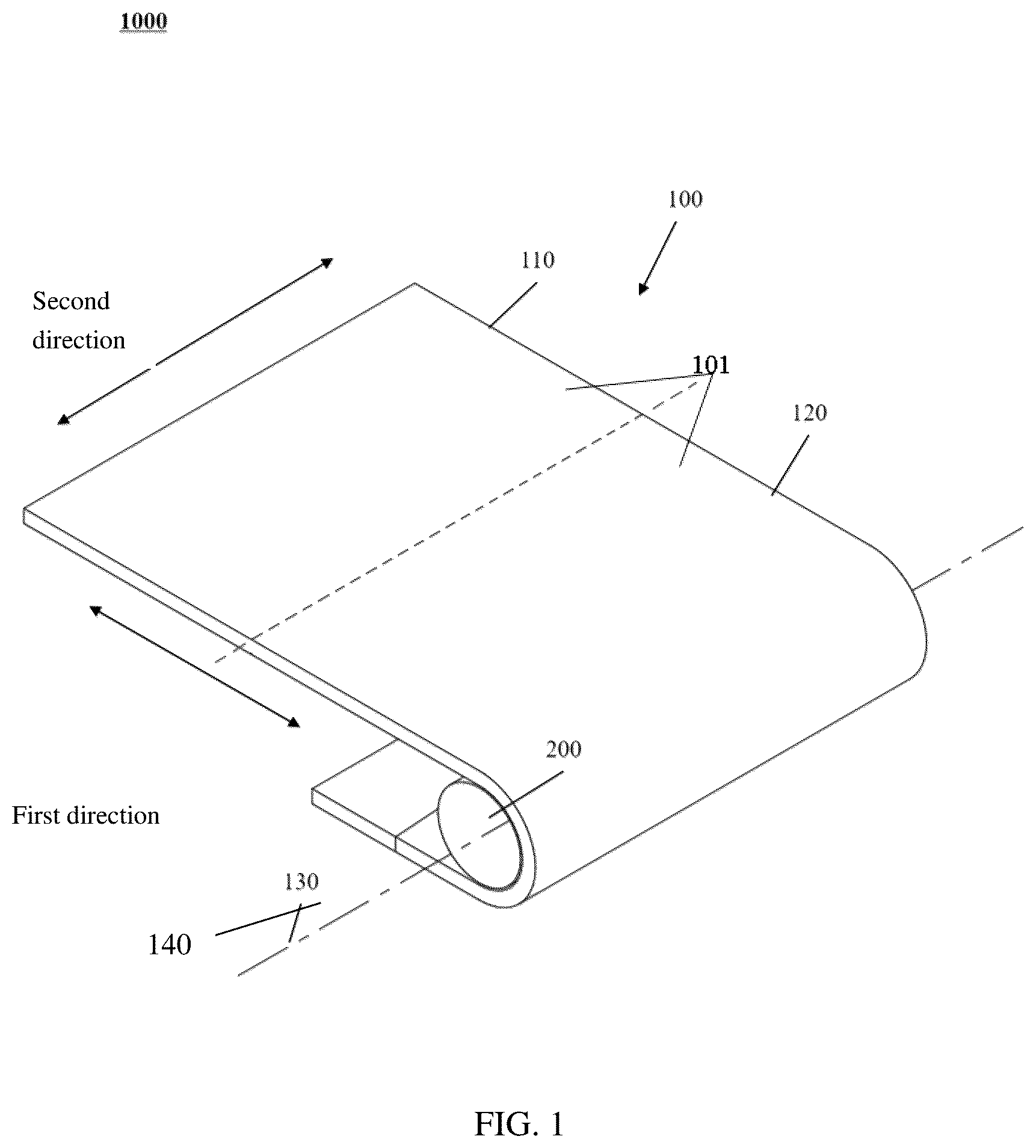 Patent US12353248 — Flexible display panel and display apparatus — Figure 1