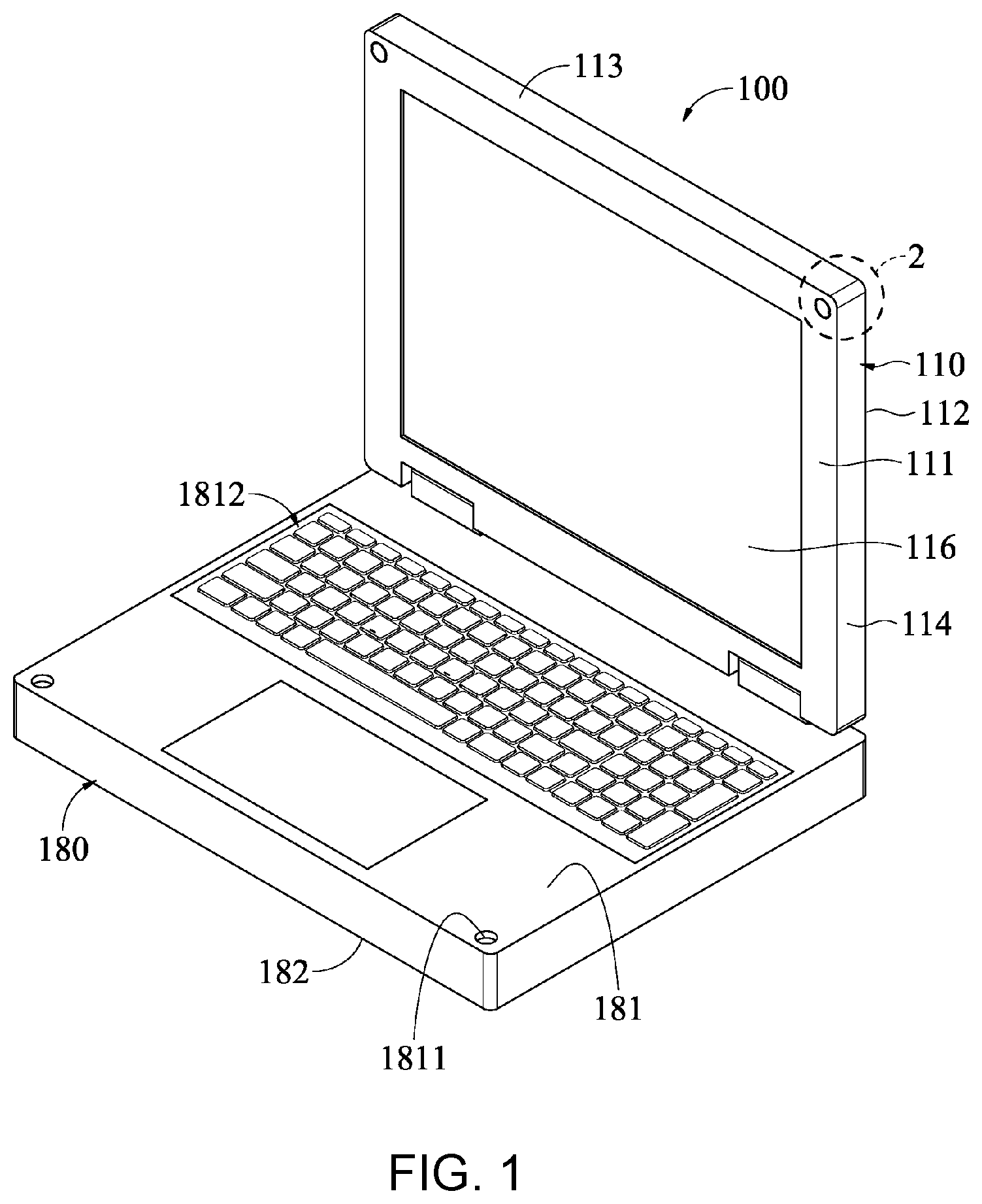 Patent US12353252 — Electronic device — Figure 1