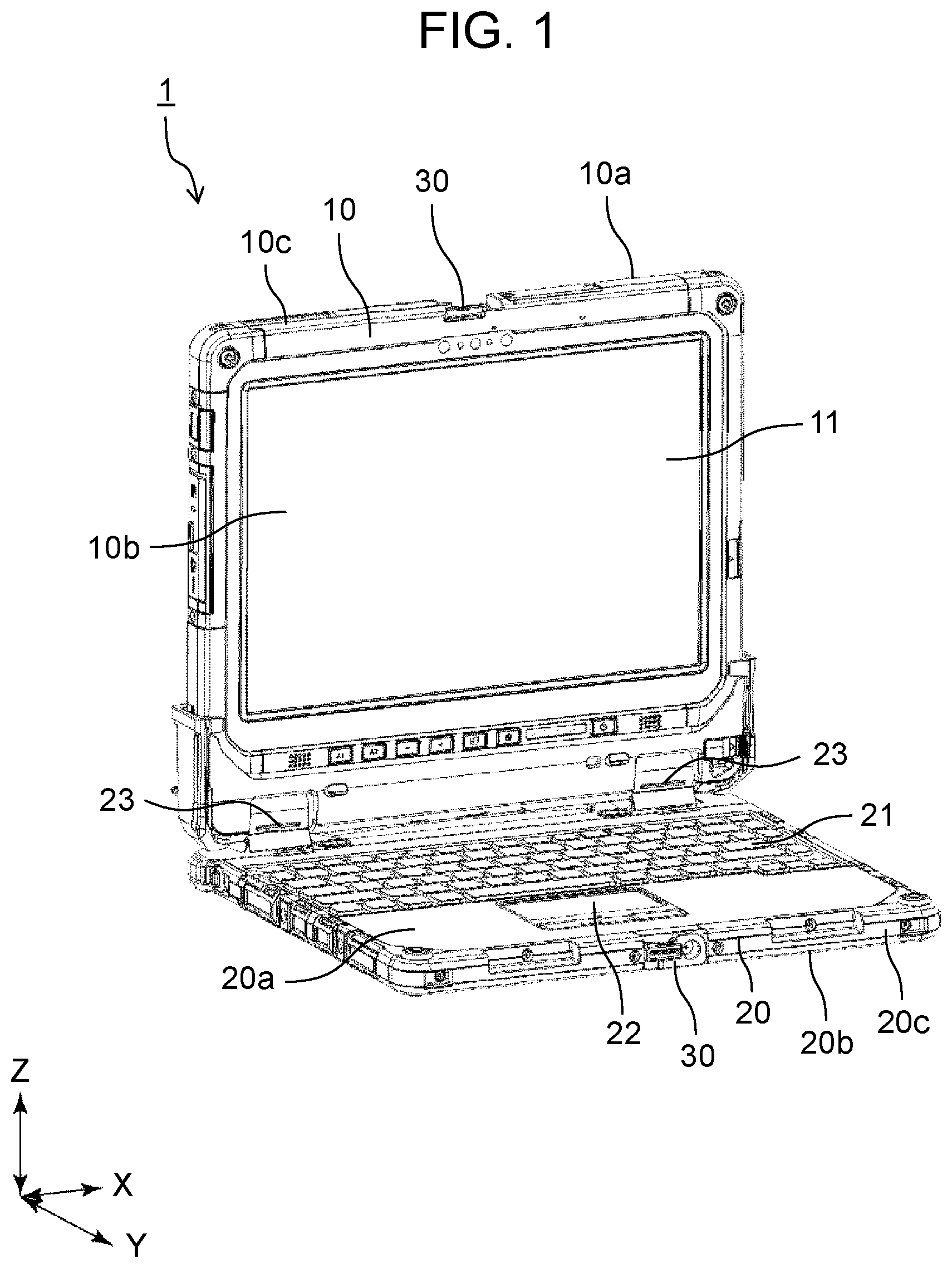 Patent US12353253 — Electronic device — Figure 1