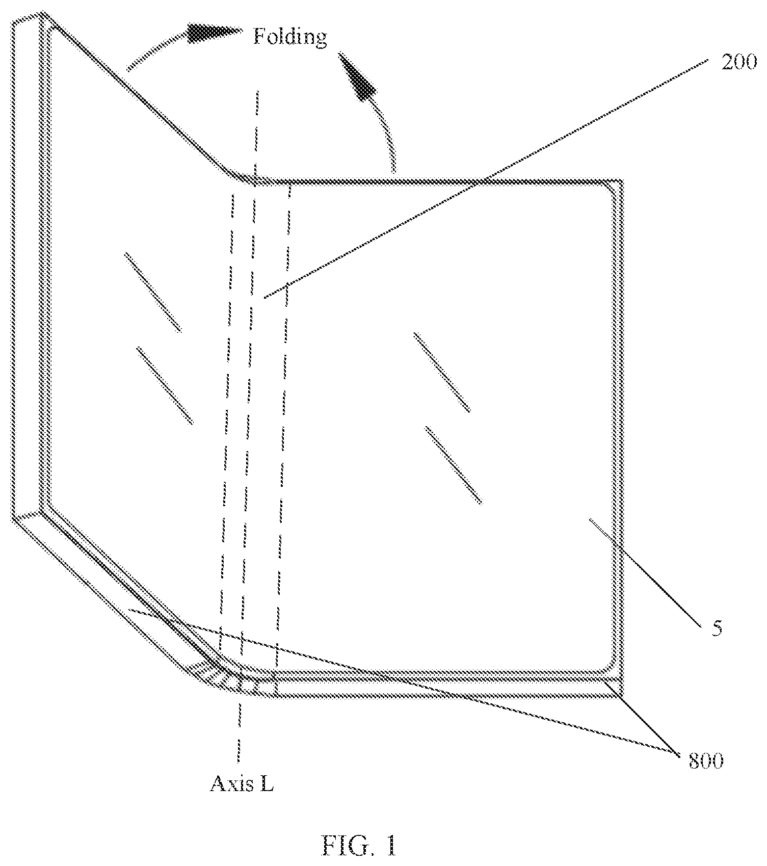 Patent US12353254 Figure 1 – Rotating shaft mechanism and electronic device