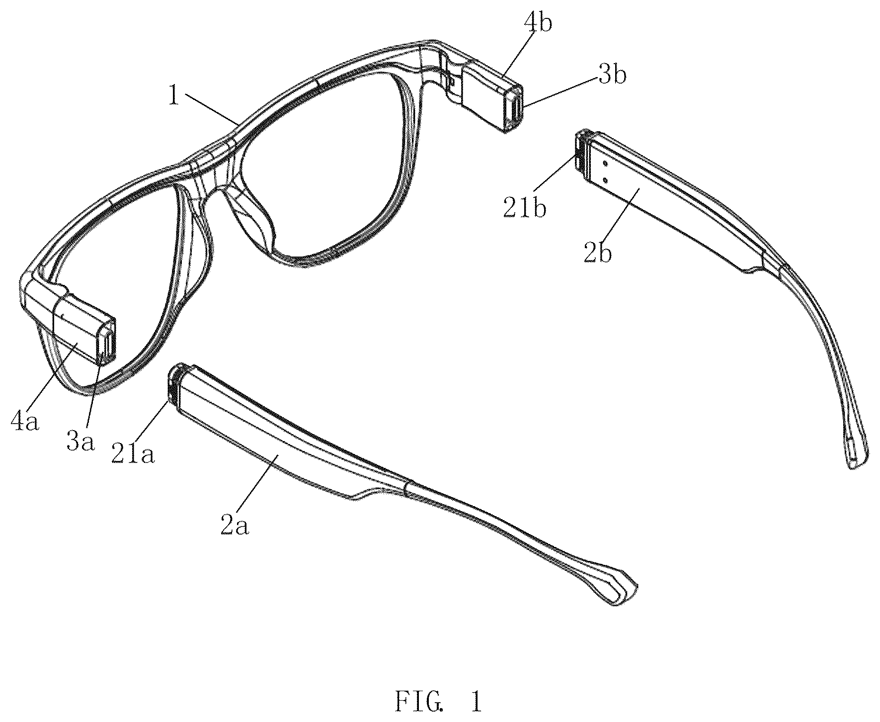 Patent US12353255 — Easy-disassemble smart wearables and connecting assembly thereof — Figure 1