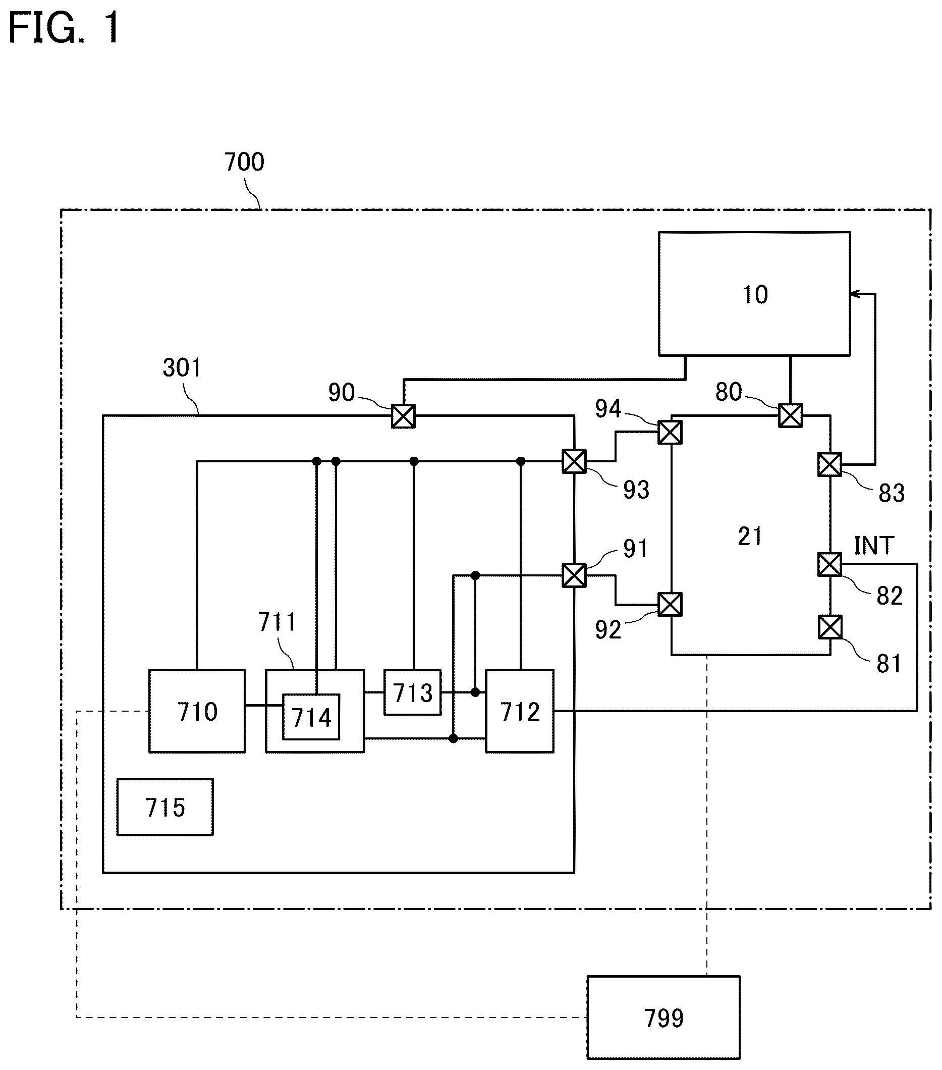 Patent US12353264 — Semiconductor device and control system — Figure 1