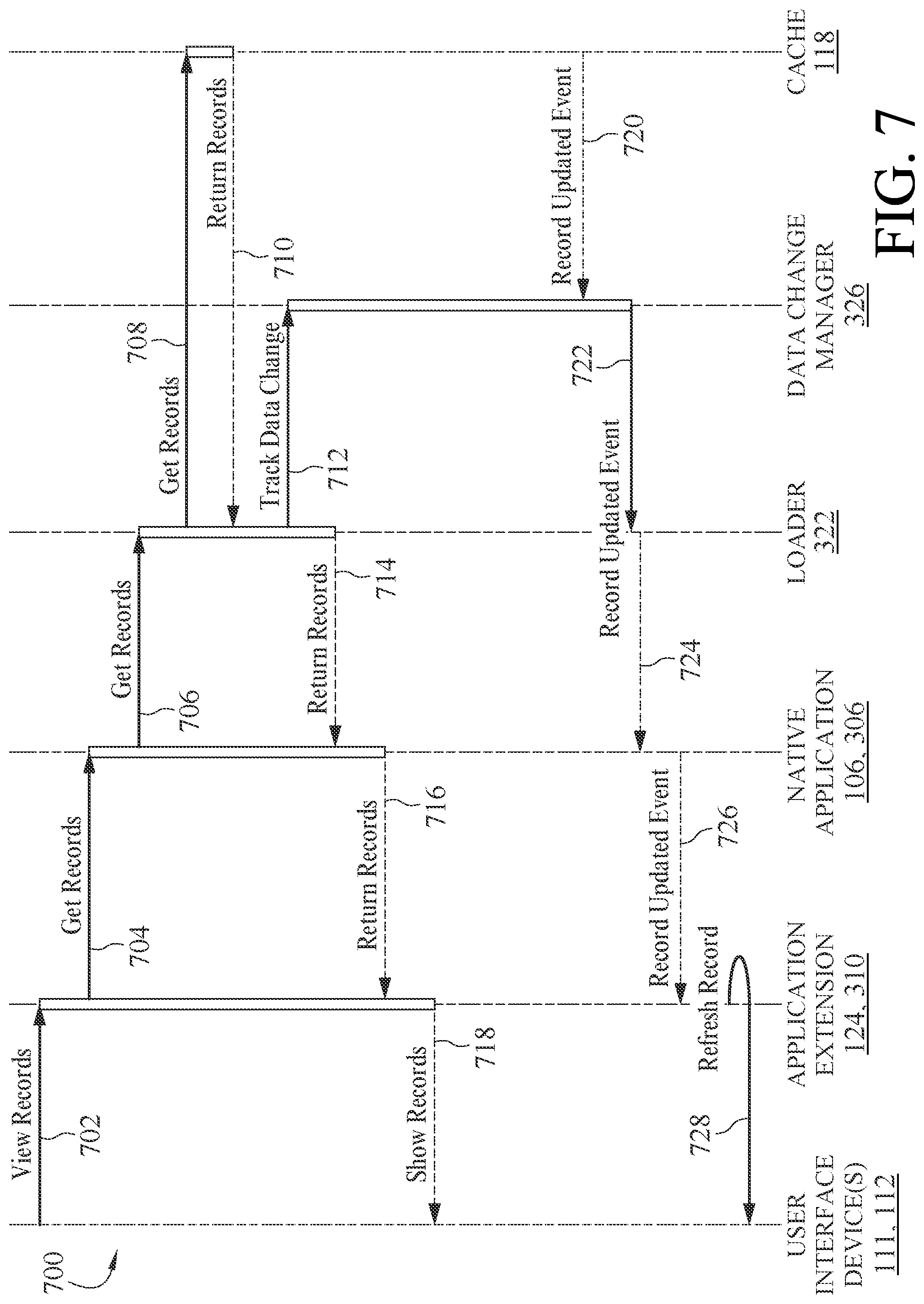 Patent US12353411 Figure 7 – Database systems and client-side query transformation methods