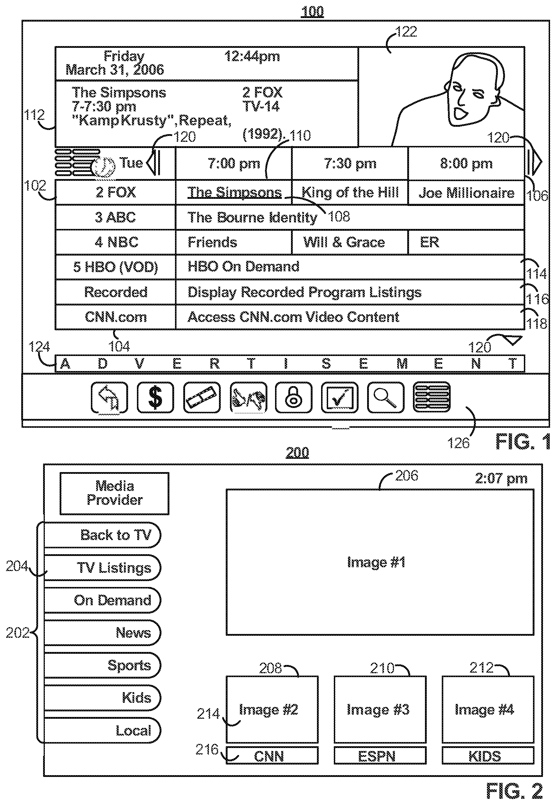 Patent US12353453 — Systems and methods for automatic program recommendations based on user interactions — Figure 1
