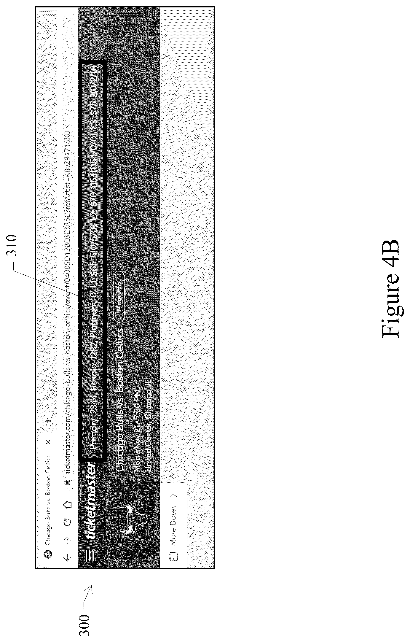 Patent US12353490 Figure 5 – Ticketing display based on historical ticket database