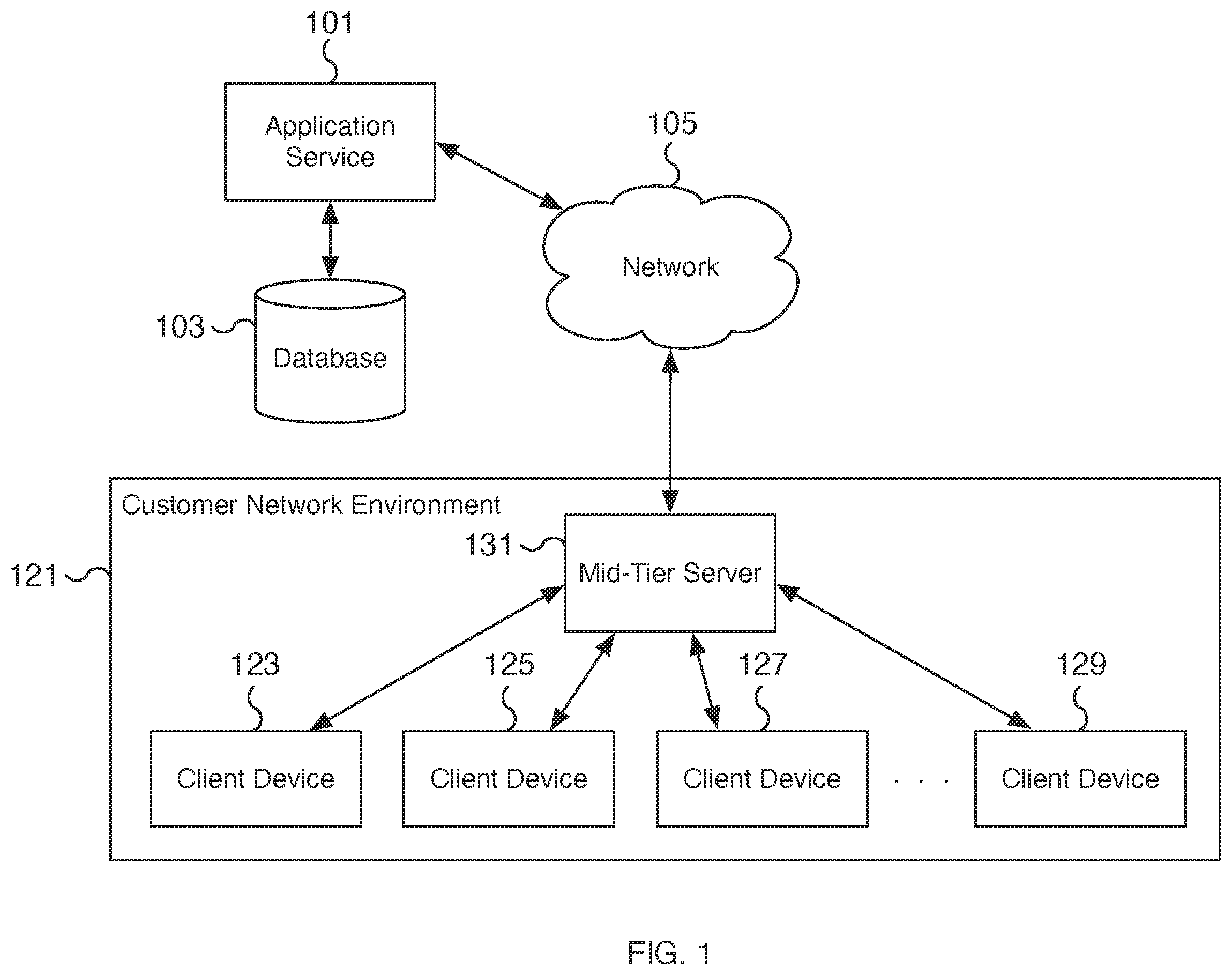 Patent US12353498 — Intermediate widget cache — Figure 1
