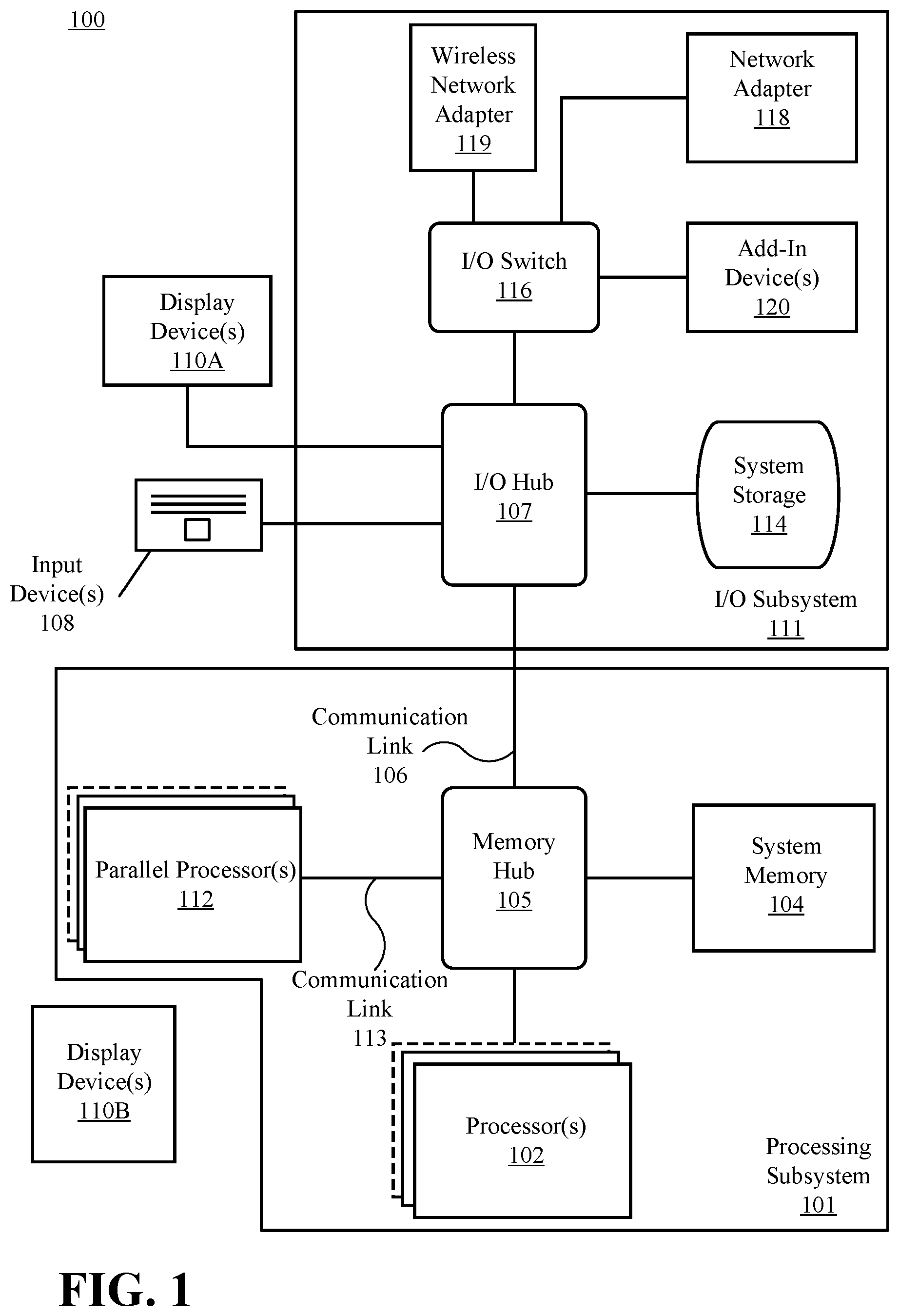 Patent US12353520 — Graphics security with synergistic encryption, content-based and resource management technology — Figure 1