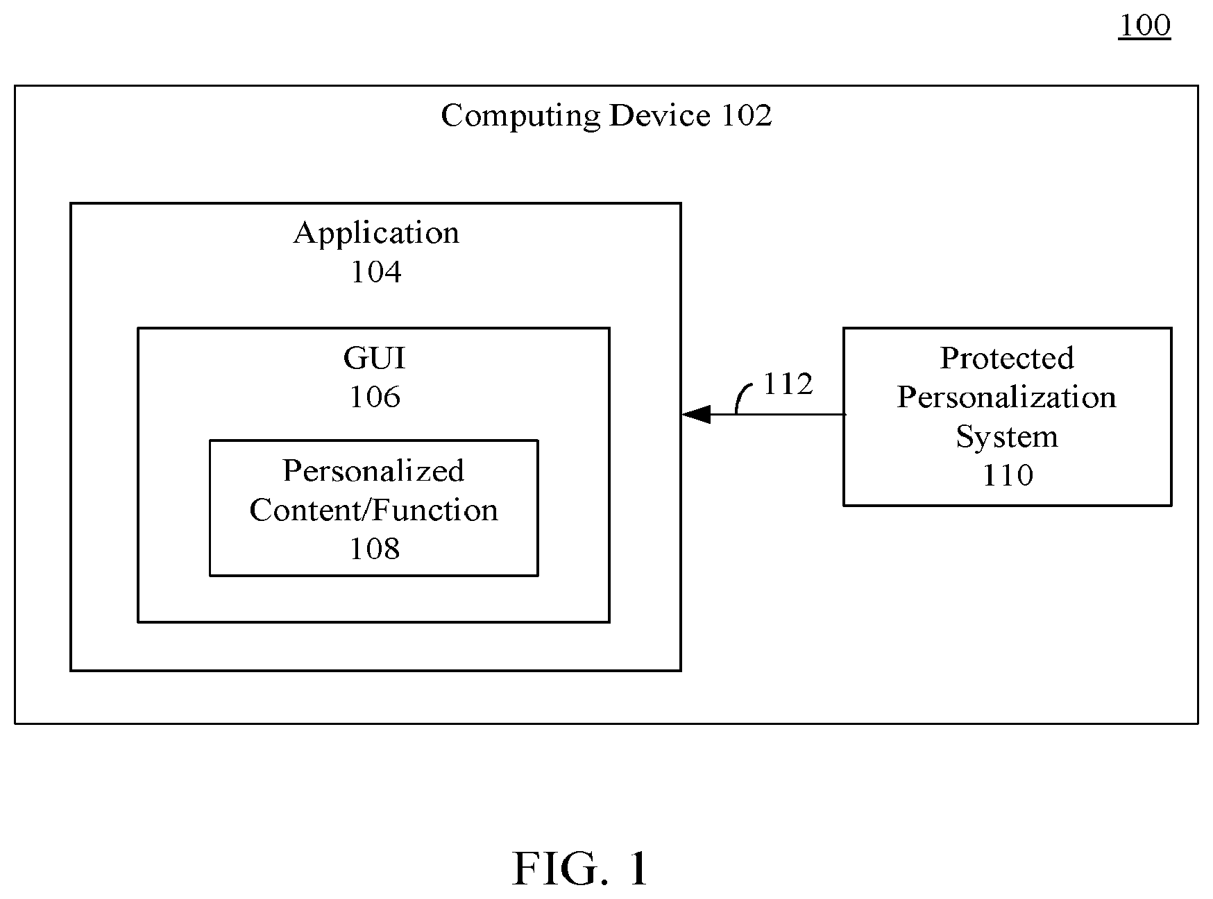 Patent US12353595 Figure 1 – Secure and private hyper-personalization system and method