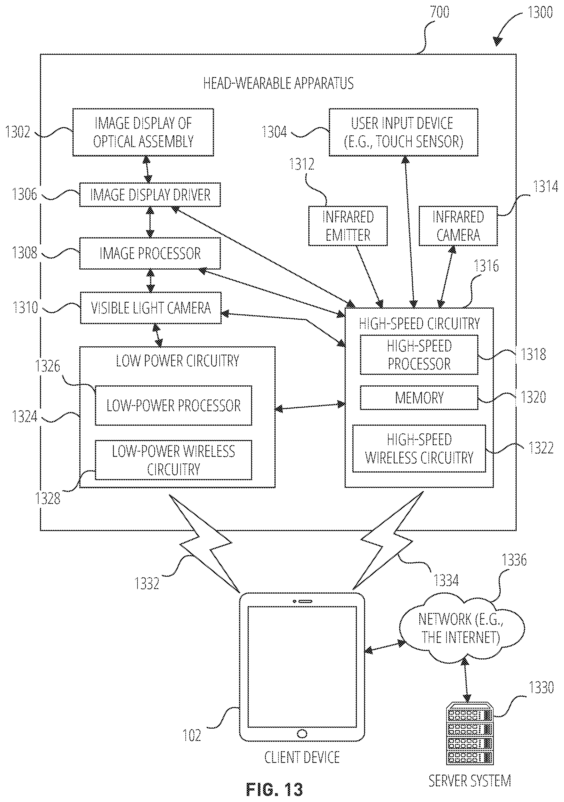 Patent US12353628 Figure 15 – Virtual reality communication interface with haptic feedback response