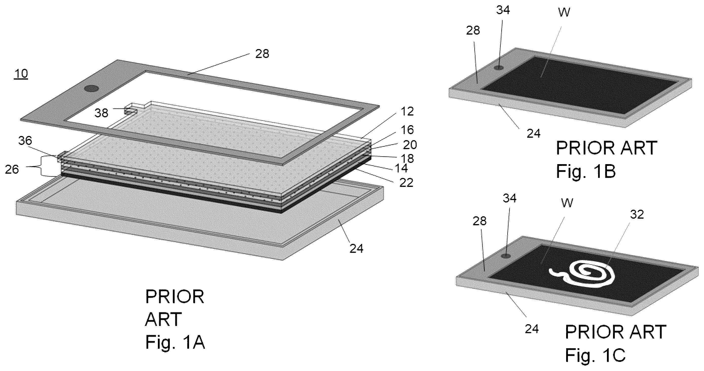 Patent US12353630 — Cholesteric liquid crystal display that provides sensory feedback — Figure 1